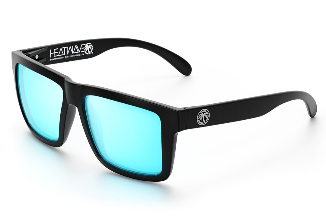 Heat Wave Visual XL Vise Z87 Safety Sunglasses - ANSI Certified UV Protection for Outdoor Work, Sports & Driving