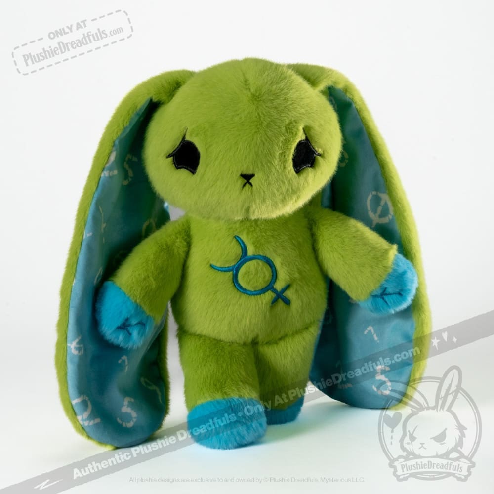 Plushie Dreadfuls Dyscalculia Rabbit - Soft Stuffed Animal Toy for Kids & Adults, Comfort Plush for Anxiety Relief, Math Learning Aid, Unique Gift for Neurodiversity Awareness