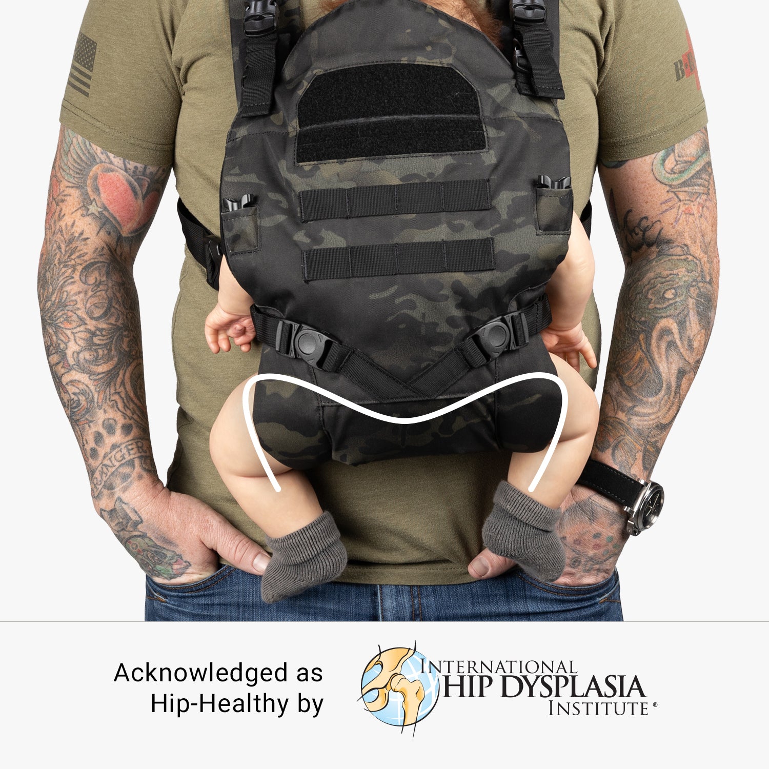 Tactical Baby Carrier® - Military-Grade Baby Carrier for Hands-Free Parenting | Perfect for Hiking, Travel & Outdoor Adventures
