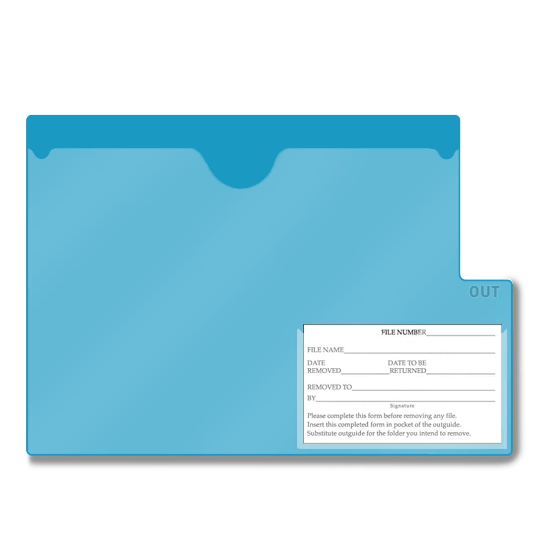 Plastic File Folders Letter Size 9.5