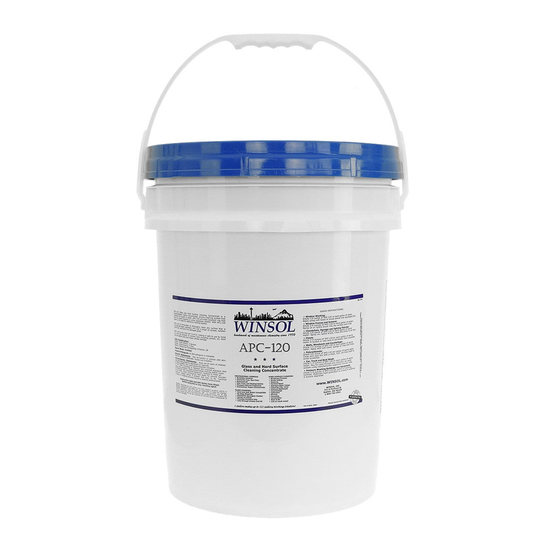 Winsol APC 120 Professional Window Cleaning Concentrate Solution - Streak-Free Glass Cleaner for Home, Office & Auto Windows