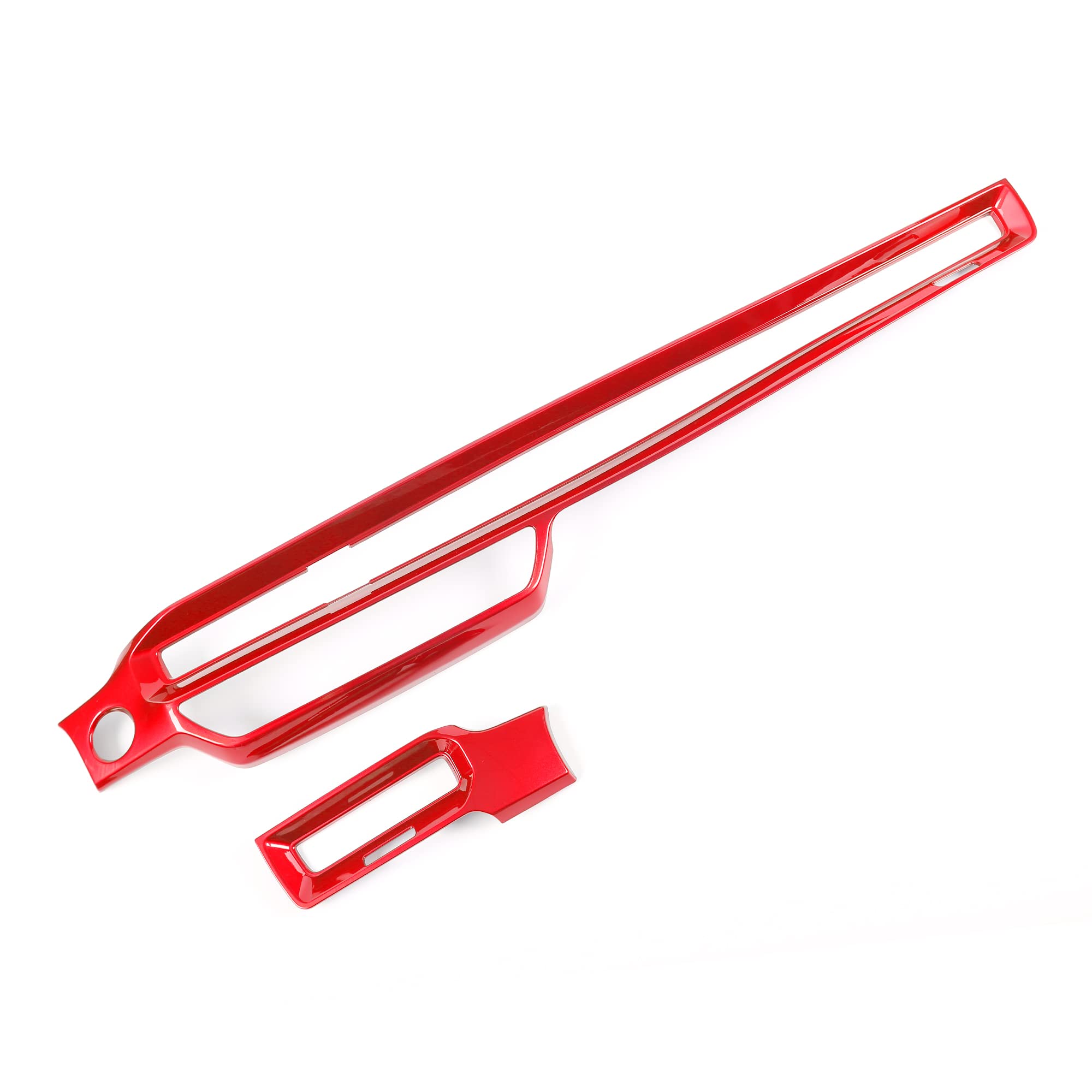 2022 Honda Civic 11th Gen Dashboard Air Vent Trim Cover - Compatible with Sedan & Hatchback LX/EX/EX-L/Sport/Touring Models - Interior Decoration Molding Accessories (Red) - Perfect for Car Interior Customization & Protection