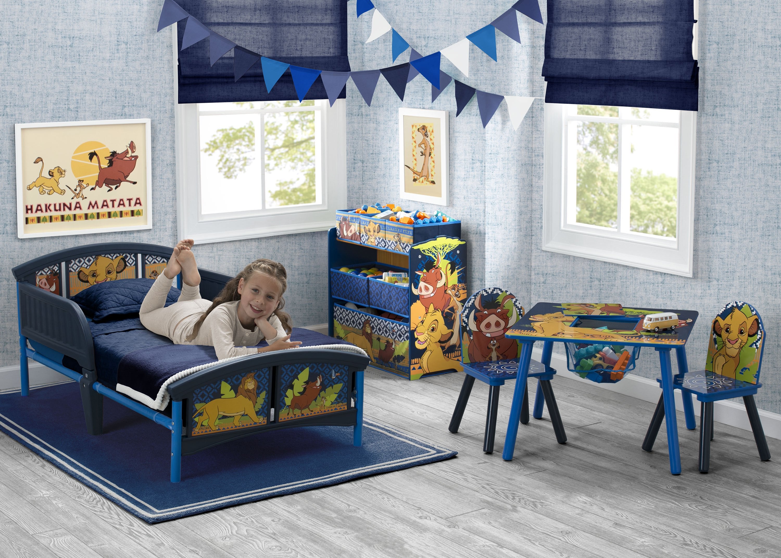 The Lion King Plastic Toddler Bed - Disney Kids Bed for Boys & Girls - Durable Toddler Bed Frame for Nursery, Bedroom & Playroom - Perfect for Disney Themed Rooms & Sleepovers