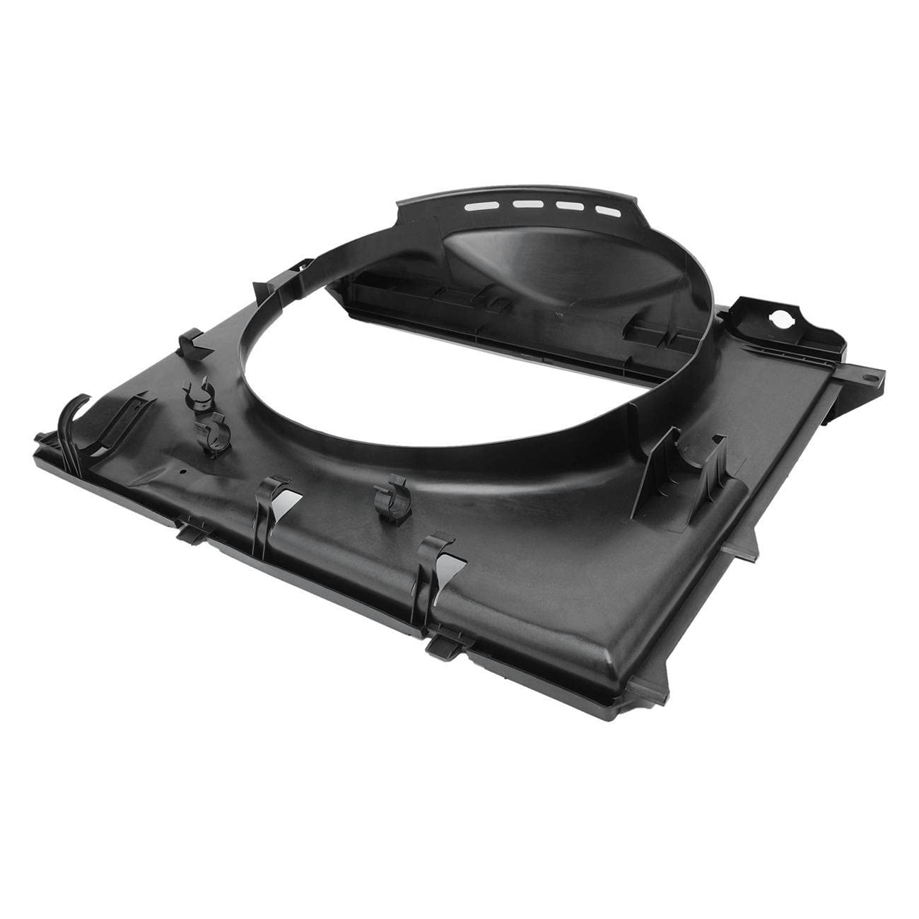1x Radiator Cooling Fan with Plastic Shroud - Replacement Part for Car Engine Cooling System - Compatible with Multiple Vehicle Models - Perfect for DIY Auto Repair and Maintenance