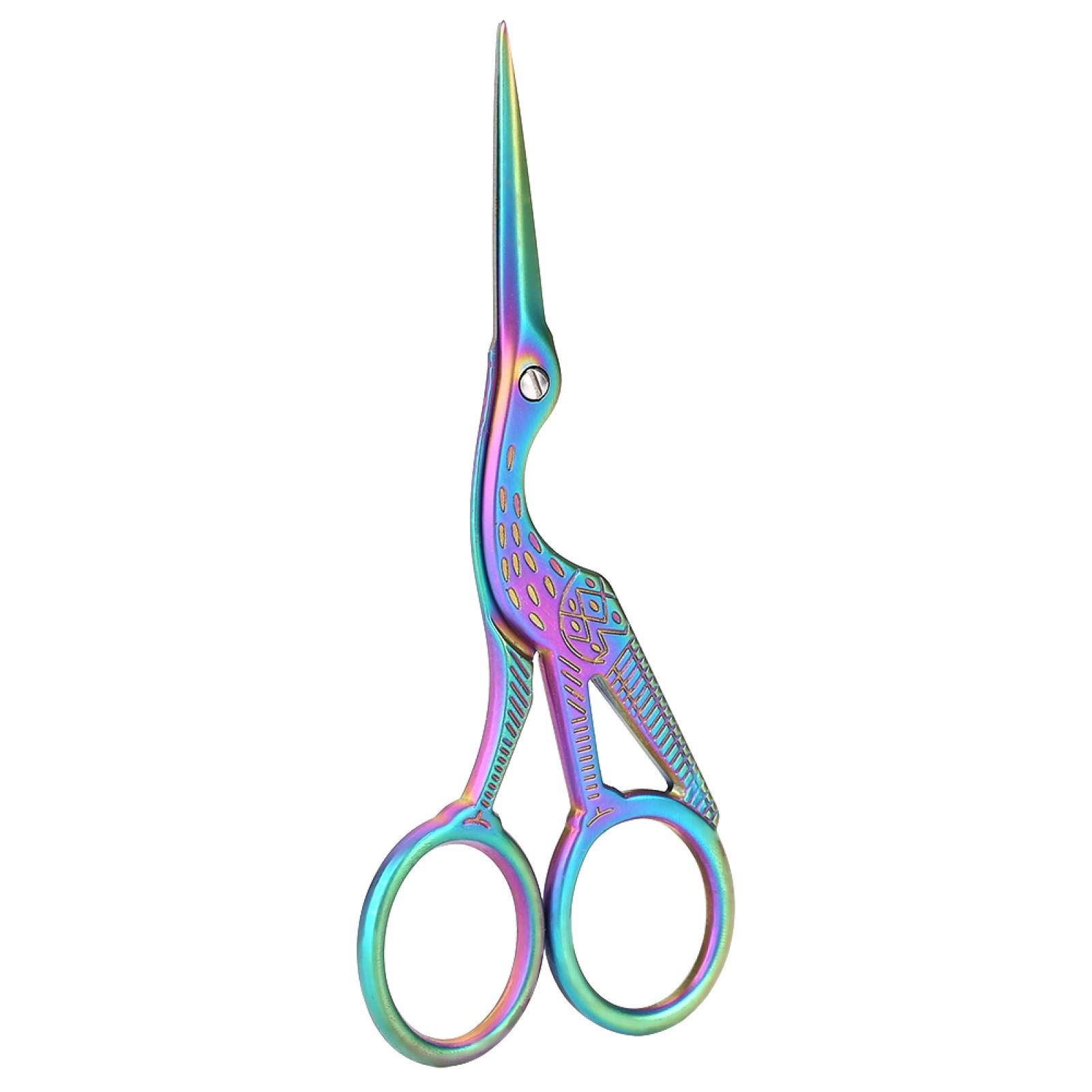 Premium Stainless Steel Embroidery Scissors - Crane-Shaped Tailoring Shears for DIY Sewing, Quilting & Handicrafts | Perfect for Fabric Cutting, Thread Trimming & Craft Projects