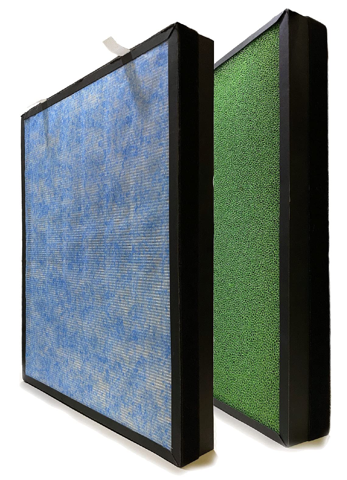 Nispira 4-in-1 True HEPA Activated Carbon Replacement Air Filters (2 Pack) - Compatible with HSP002 Smart 2.0 Air Purifier - Eliminates Dust, Pollen, Pet Dander & Odors - Perfect for Home, Office and Allergy Relief