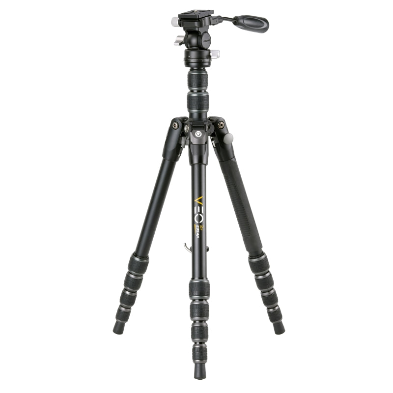 VEO 3T 235AP Lightweight Aluminum Travel Tripod with 360° Pan Head - Compact & Stable for Photography, Hiking, and Outdoor Adventures