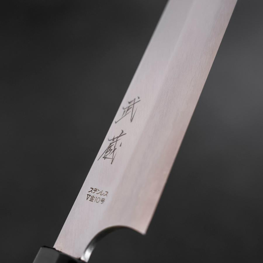 Premium Yanagi Kiritsuke Knife 250mm - VG-10 Stainless Steel Blade with Buffalo Ebony Handle - Perfect for Sushi, Sashimi & Japanese Cuisine Preparation
