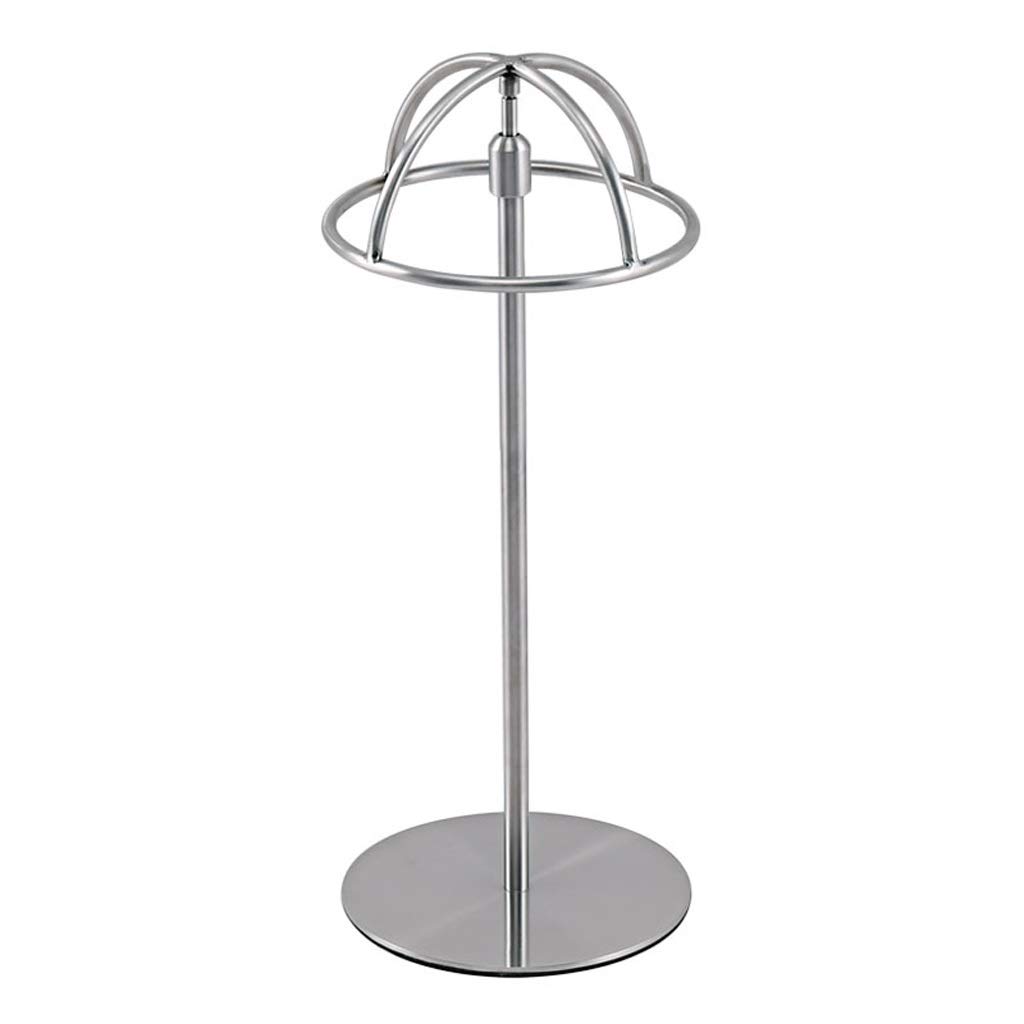Stainless Steel Adjustable Jewelry Display Stand - Hat & Wig Holder for Clothing Stores, Necklace & Accessories Rack (Silver) | Perfect for Boutiques, Retail Displays & Fashion Showrooms