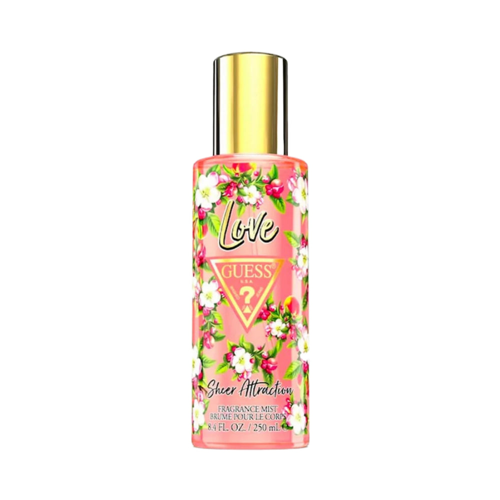 Love Sheer Attraction Body Mist for Women - 8.5oz Floral Fragrance Perfume Spray | Long Lasting, Lightweight & Romantic Scent for Date Night, Wedding & Special Occasions