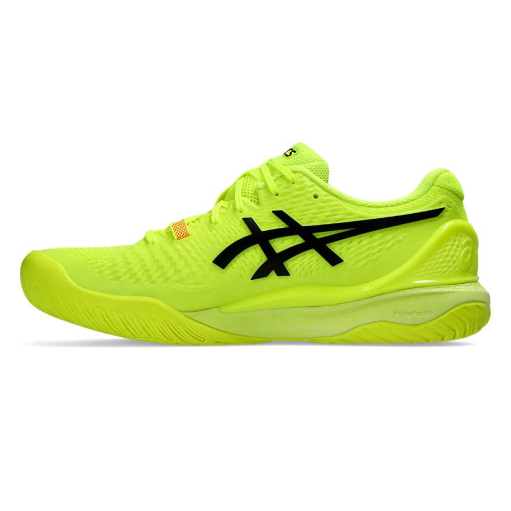 ASICS Gel Resolution 9 Paris Edition Men's Tennis Shoes - Safety Yellow/Black | High-Performance Court Shoes for Competitive Play & Training | Perfect for Hard Courts & Clay Courts
