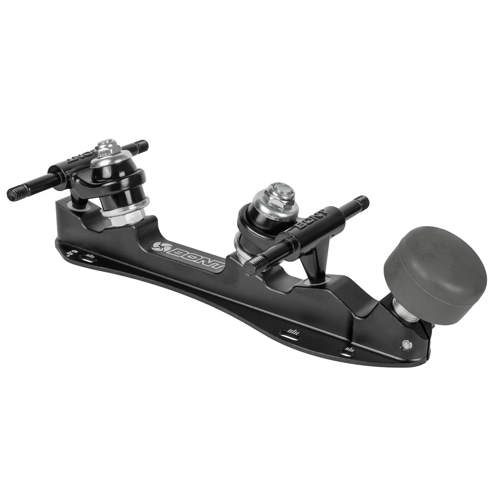 Bont Tracer Quad Derby Plate Black - Premium Roller Skates for Women & Men - Perfect for Indoor & Outdoor Skating, Roller Derby, and Fitness Training