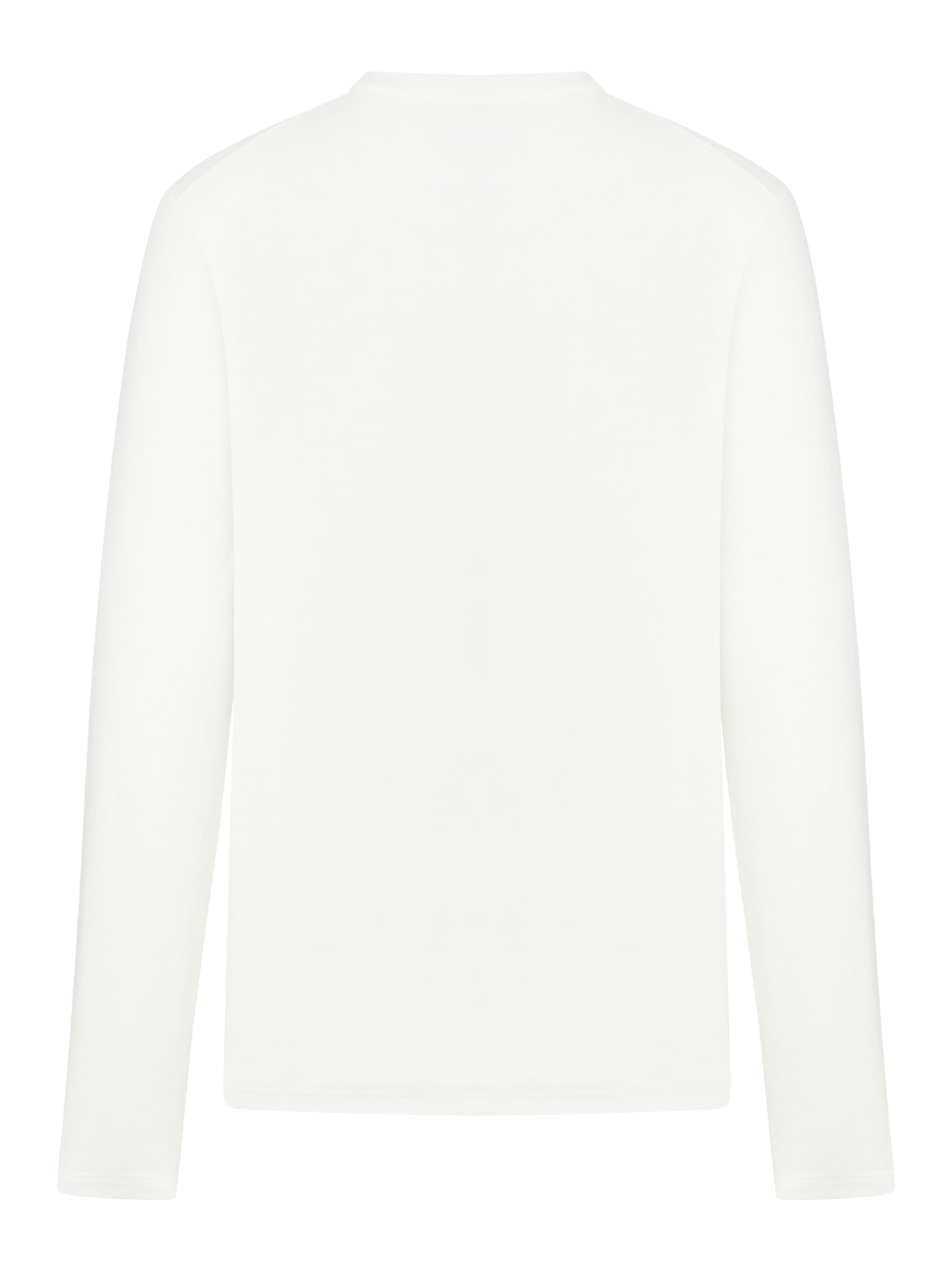 Premium Crew Neck T-Shirt with Logo & Long Sleeves - Comfortable Cotton Tee for Men & Women | Perfect for Casual Wear, Layering & Everyday Outfits