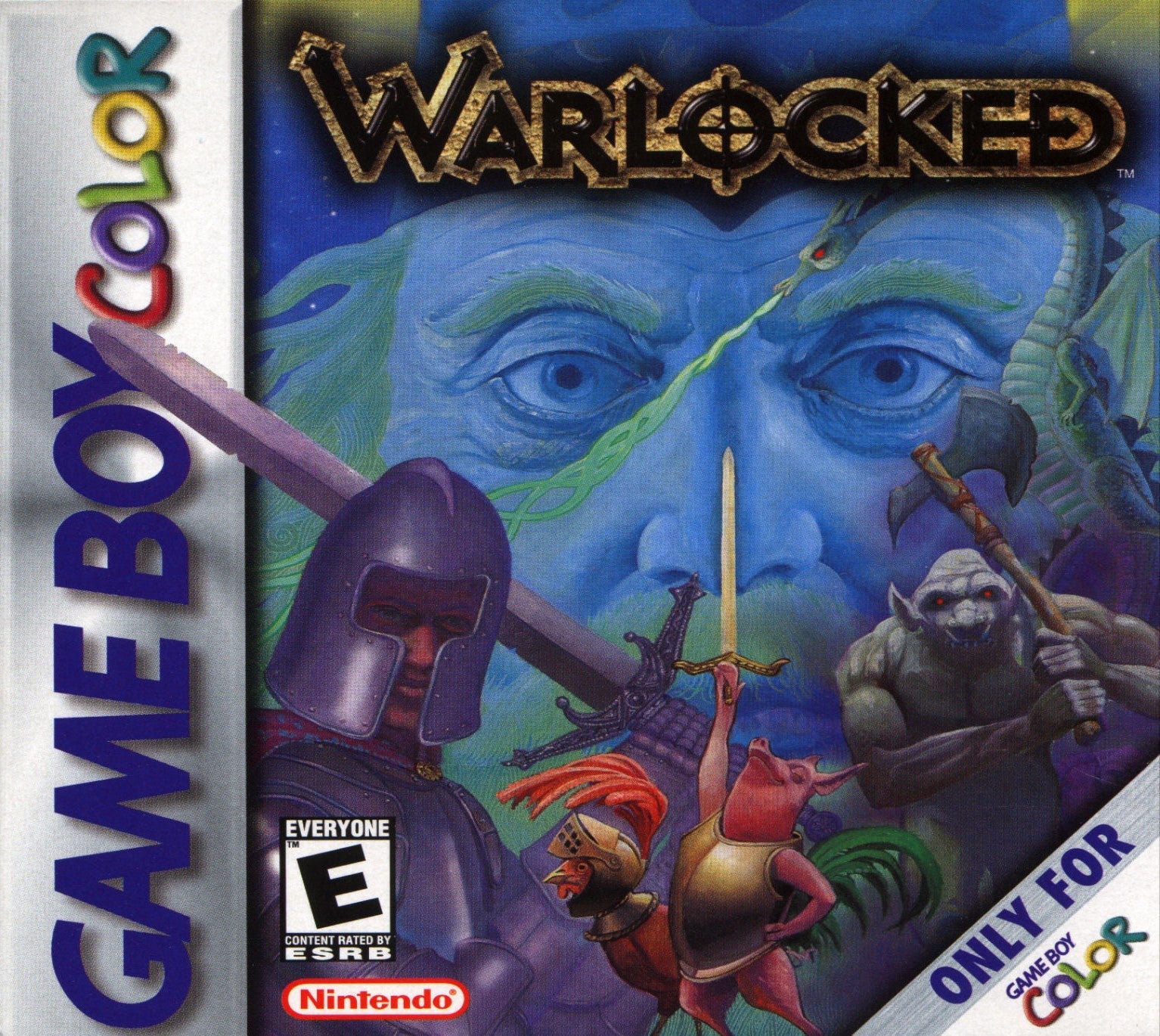 Used Warlocked Game Boy Color Video Games - Retro Gaming Collectibles for Nintendo Enthusiasts | Perfect for Nostalgic Play & Display