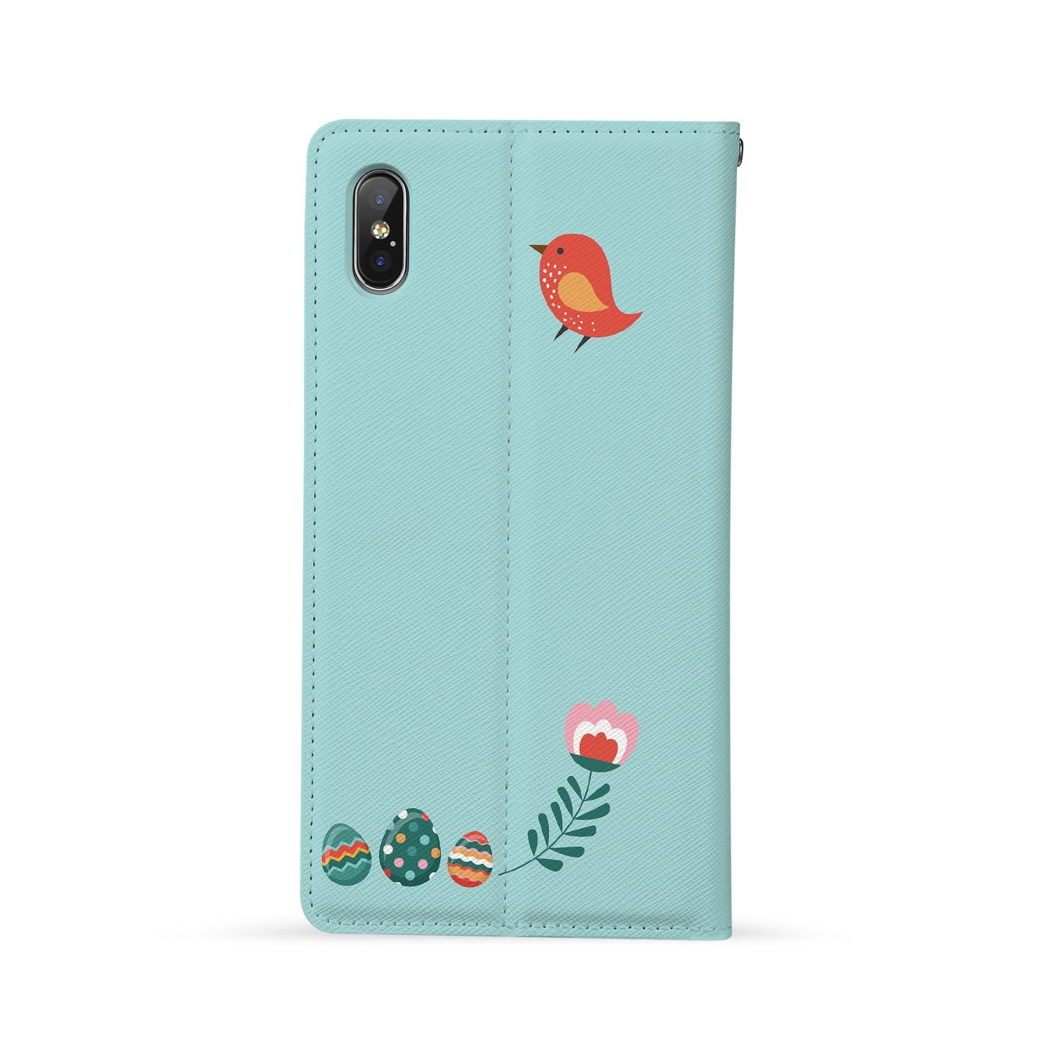 Huawei Wallet - Slim RFID Blocking Leather Wallet for Men & Women | Easter Bunny Design | Perfect for Travel, Shopping & Everyday Use