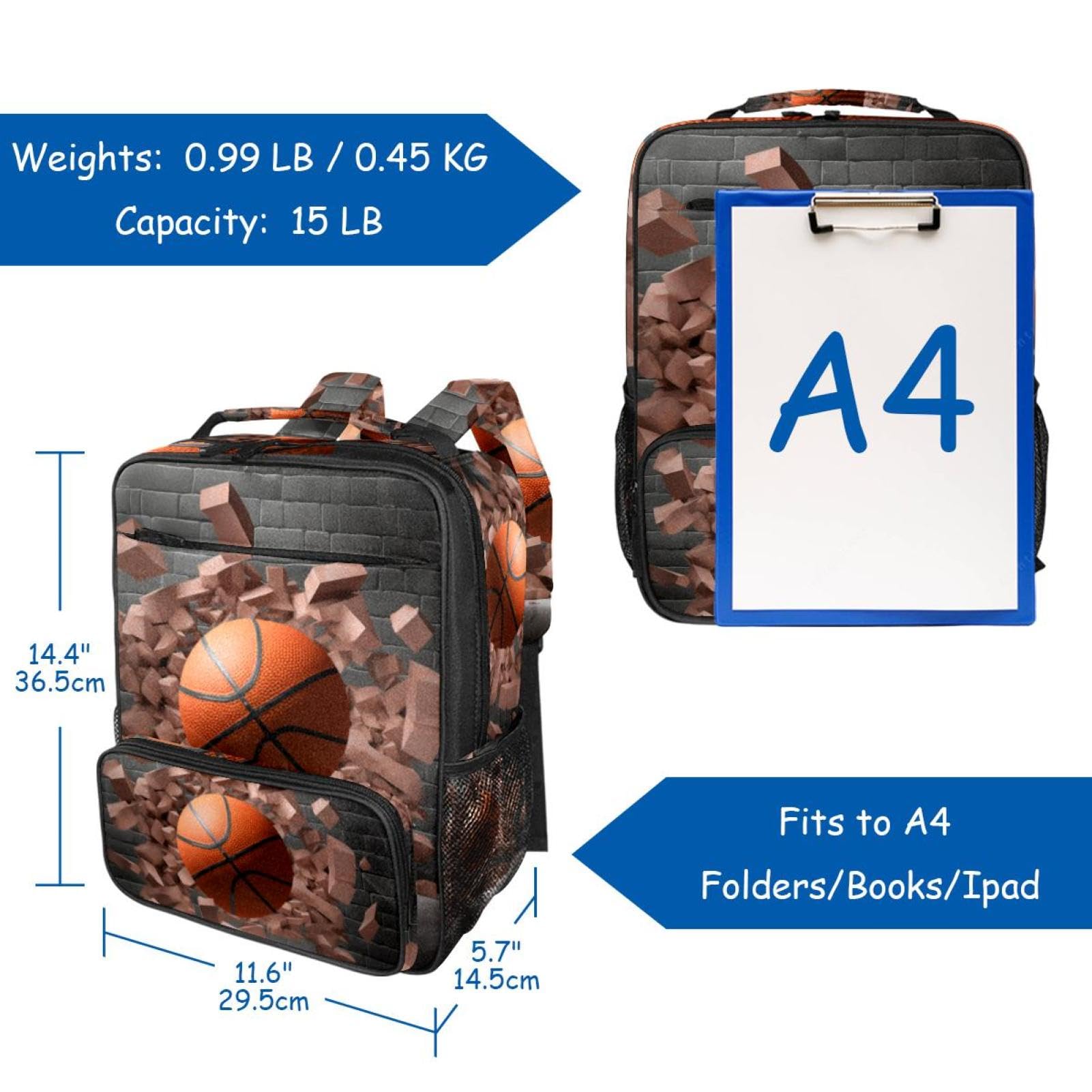 Men's & Women's Travel Backpack - Lightweight Durable Hiking Backpack with USB Charging Port - Perfect for Gym, Work, School & Outdoor Adventures