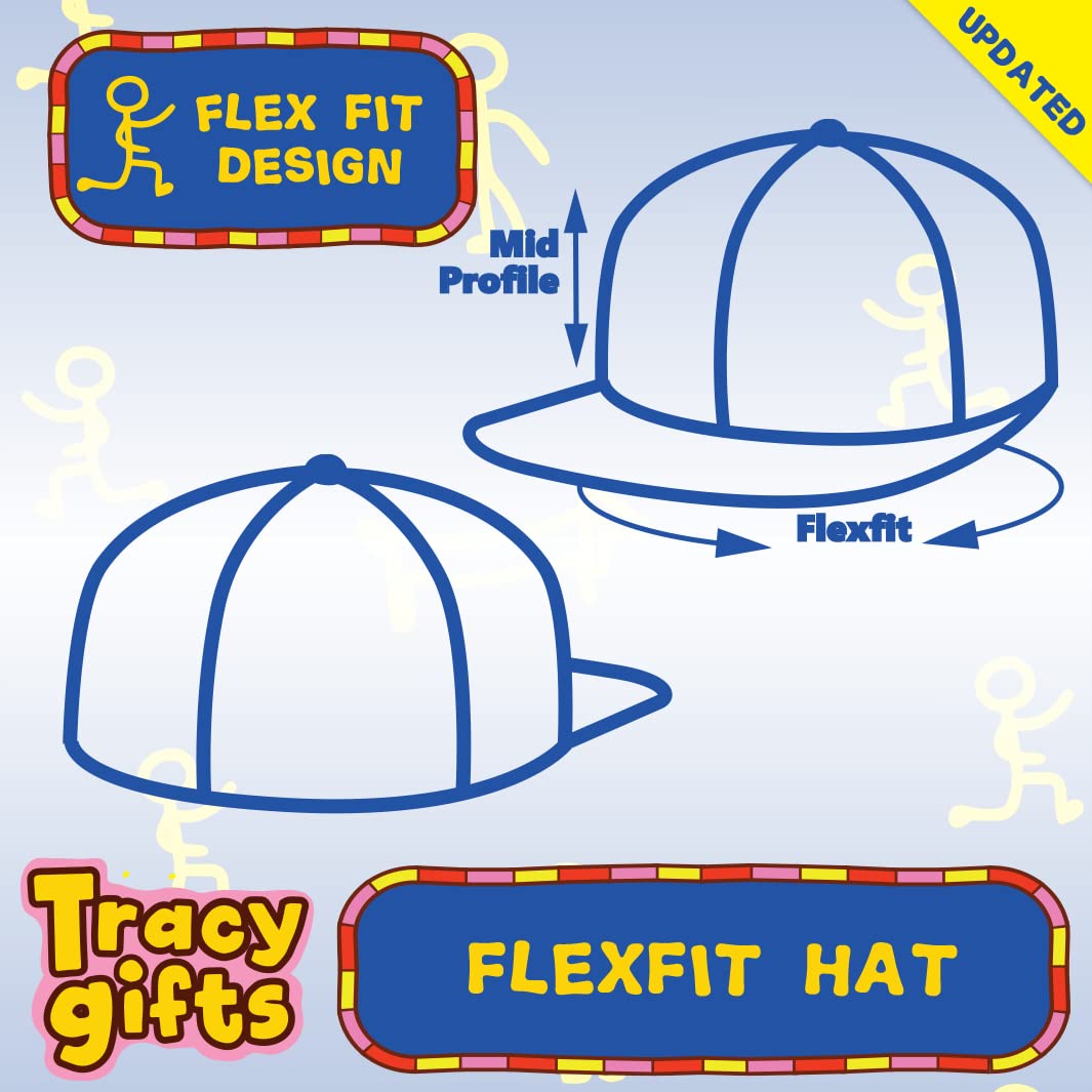 Goska Men's Flexfit Baseball Cap - Adjustable & Comfortable Hat for Outdoor, Sports, and Casual Wear