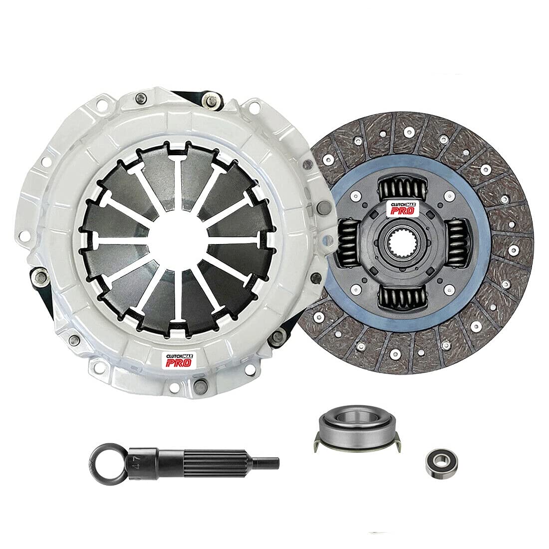 Heavy Duty OEM Clutch Kit for 1989-1998 Geo Tracker, Asuna Sunrunner, Chevy Tracker, Pontiac Sunrunner & Suzuki Sidekick X-90 | 1.6L & 1.8L Engine Replacement (CP04137HD-CK) | Durable Performance for Off-Road & Daily Driving