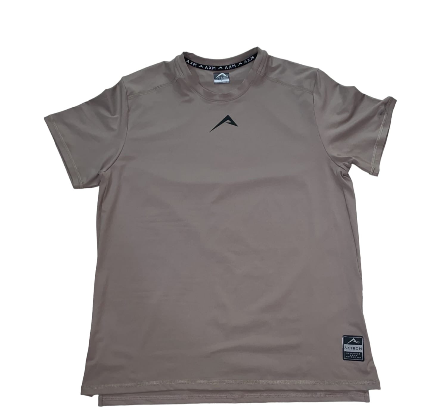 Brown Sports T-Shirt for Men & Women - Breathable Activewear for Running, Gym & Workout - Comfortable Athletic Tee