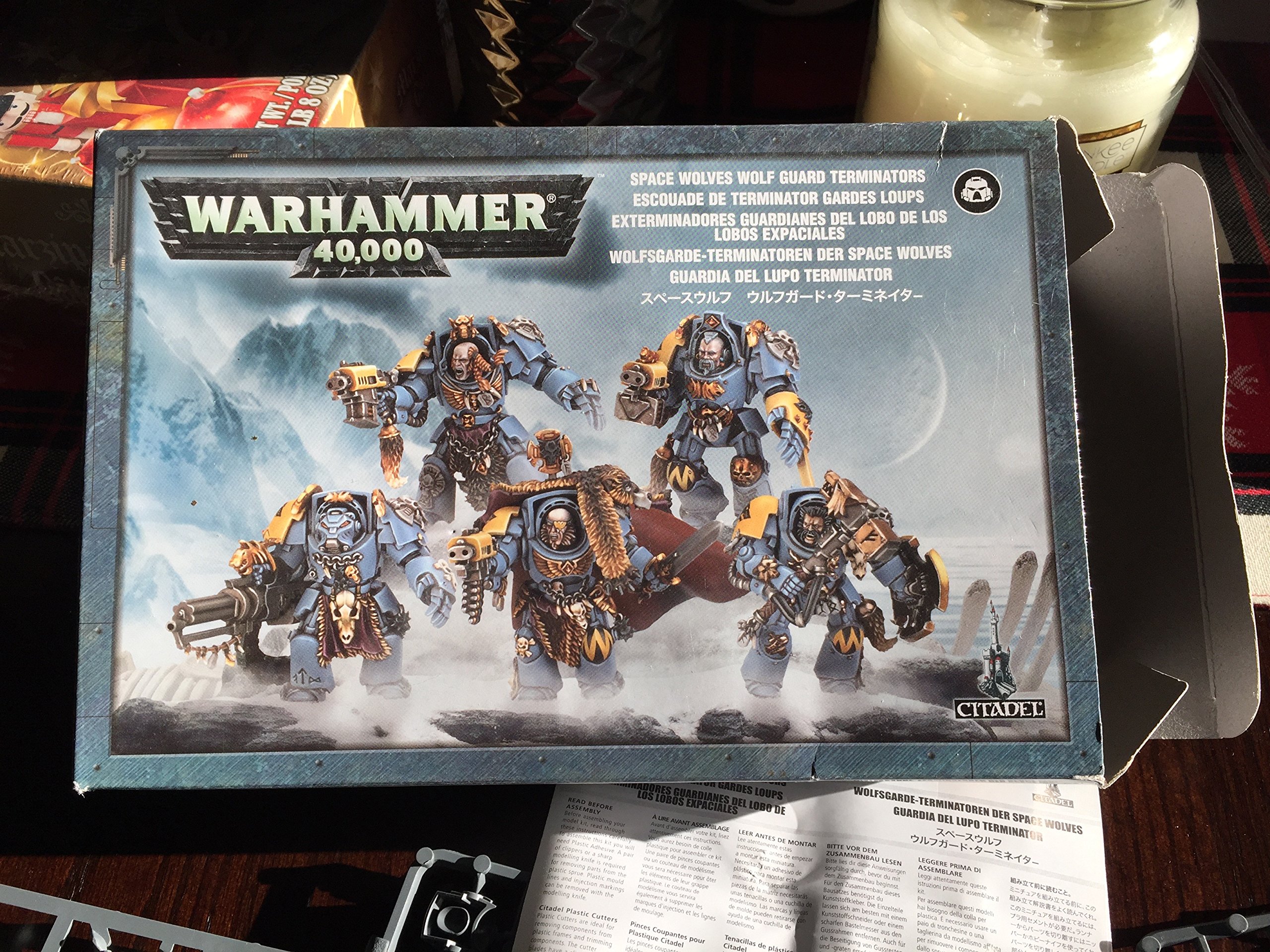 Warhammer 40k Space Marine Terminator Squad - Wolf Guard for Tabletop Battles