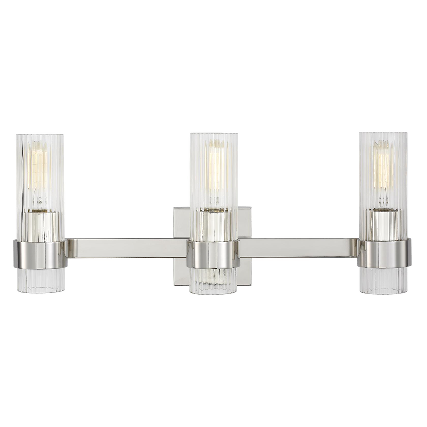 Eleanor Fluted Vanity with Mirror - Modern Bathroom Vanity Set with Storage Drawers & Soft Closing Doors for Bedroom, Bathroom or Dressing Room