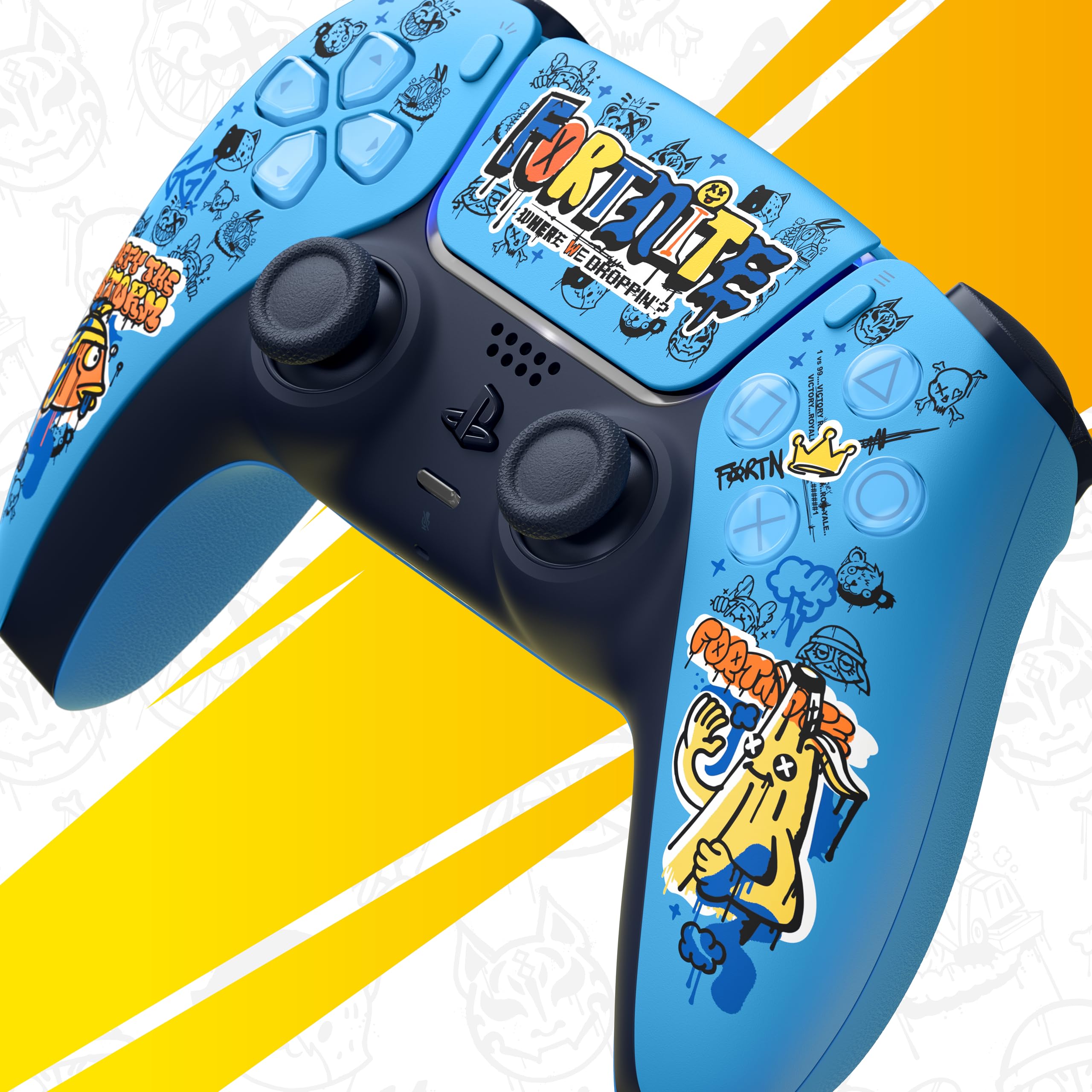 PlayStation DualSense Wireless Controller - Fortnite Limited Edition | Official PS5 Gamepad with Haptic Feedback & Adaptive Triggers | Perfect for Gaming, Streaming & Esports