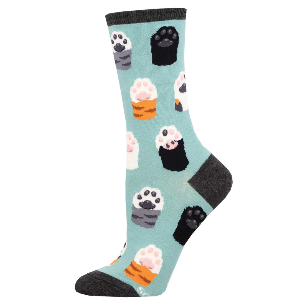 Socksmith Women's Toe Beans Socks - Cute Cat Paw Design, Comfortable & Breathable for Daily Wear, Workout, and Gifts