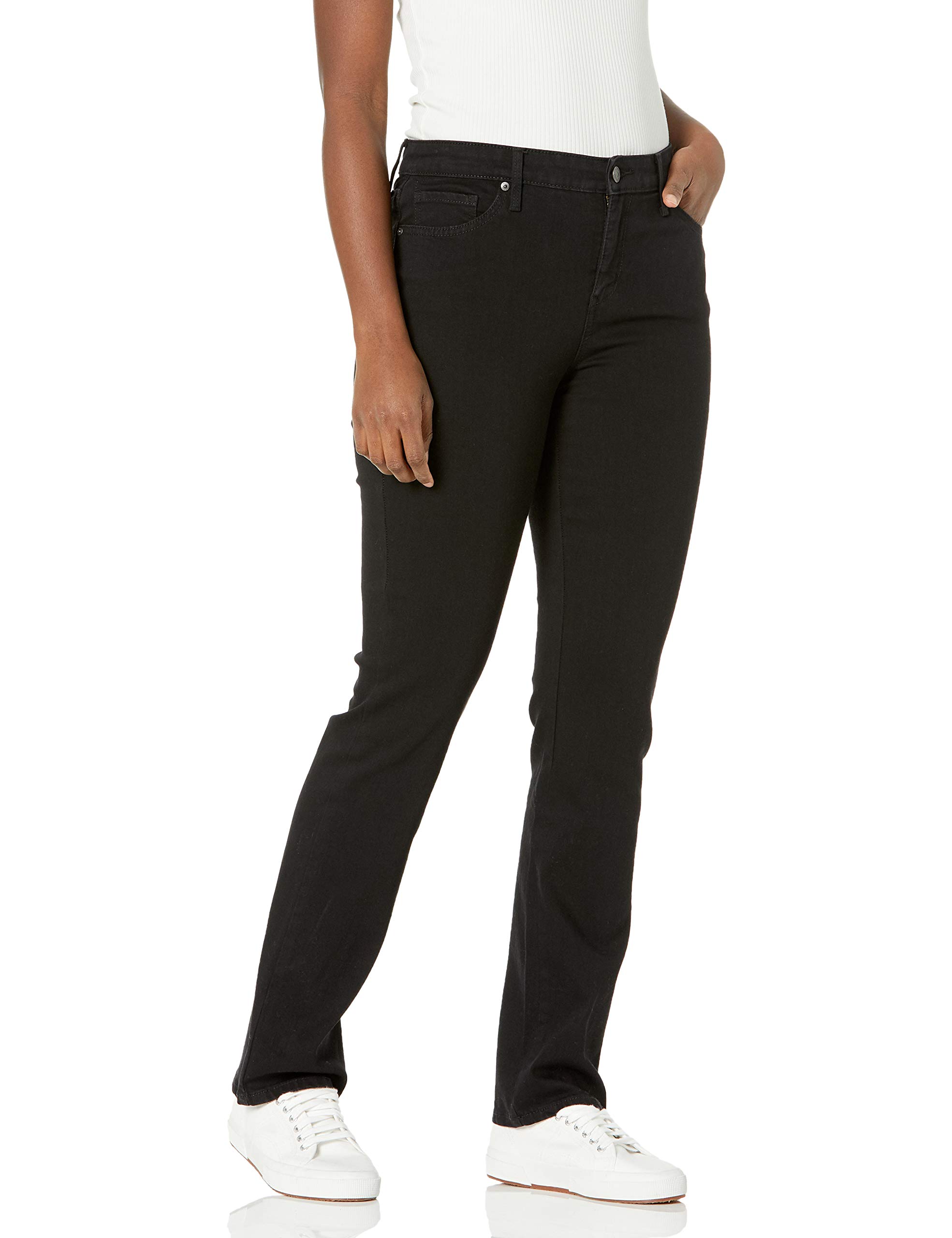 Gloria Vanderbilt Women's Rail Straight Leg Jean - Classic Comfort Denim Pants for Casual Wear, Work & Everyday Outfits