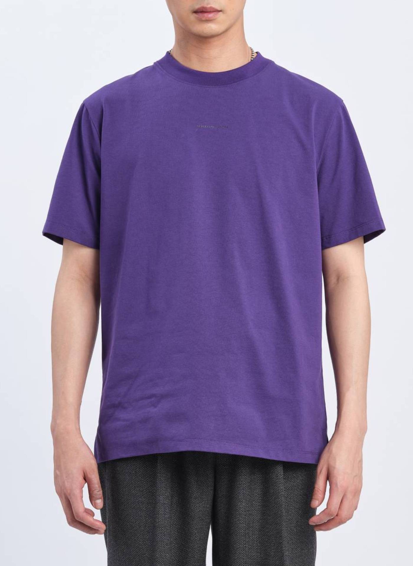 Premium Mercerized Cotton T-Shirt (T01) - Soft Breathable Men's Basic Tee for Casual Wear & Layering