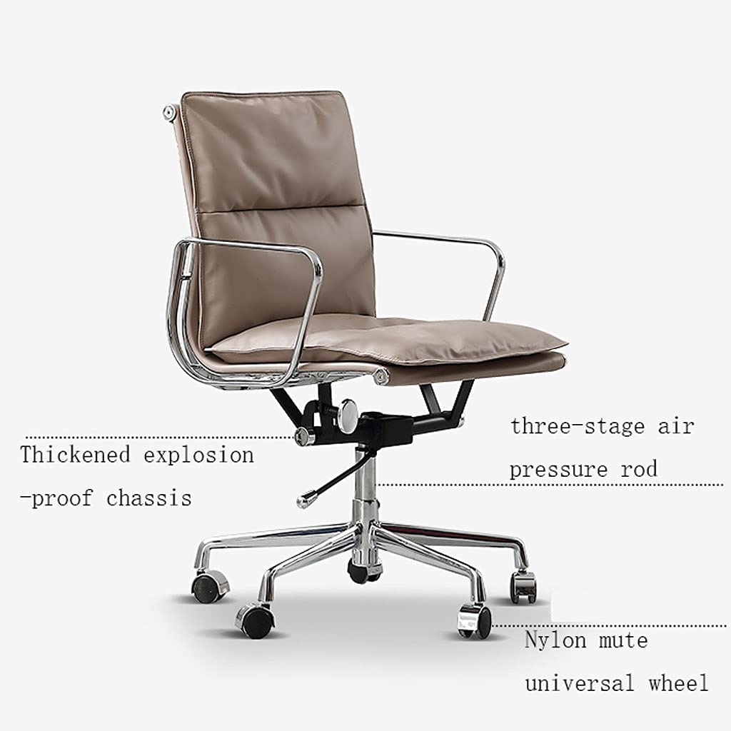 Ergonomic Office Chair - Adjustable Swivel Desk Chair with Lumbar Support for Home & Office, Gray - Perfect for Long Hours of Work, Gaming, and Study Sessions
