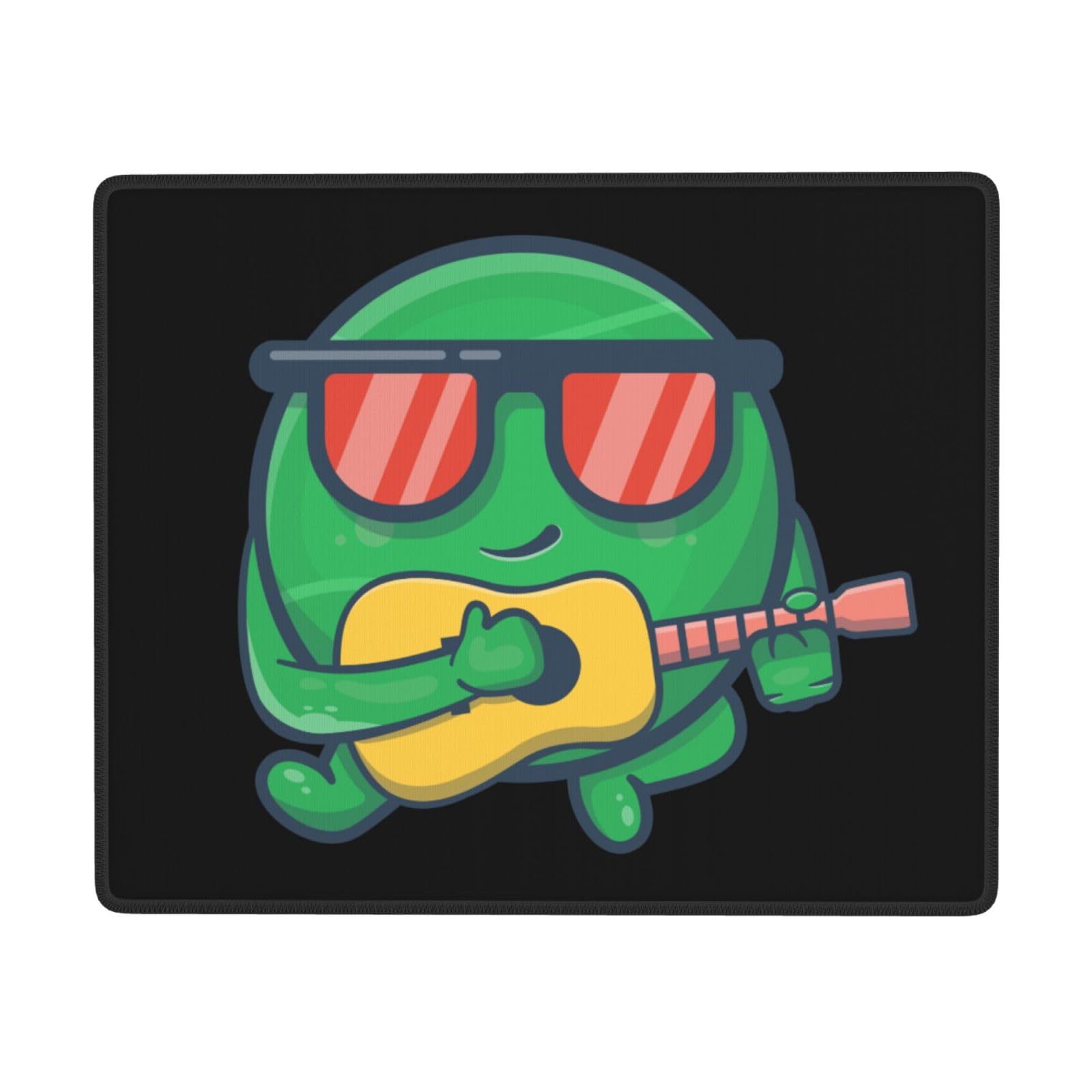SIYTUAU Cute Tennis Playing Guitar Mouse Pad - Waterproof, Non-Slip Rubber Desk Mat for Laptop & Office Use (7x9 inches) - Perfect for Gaming, Work & Home Decor