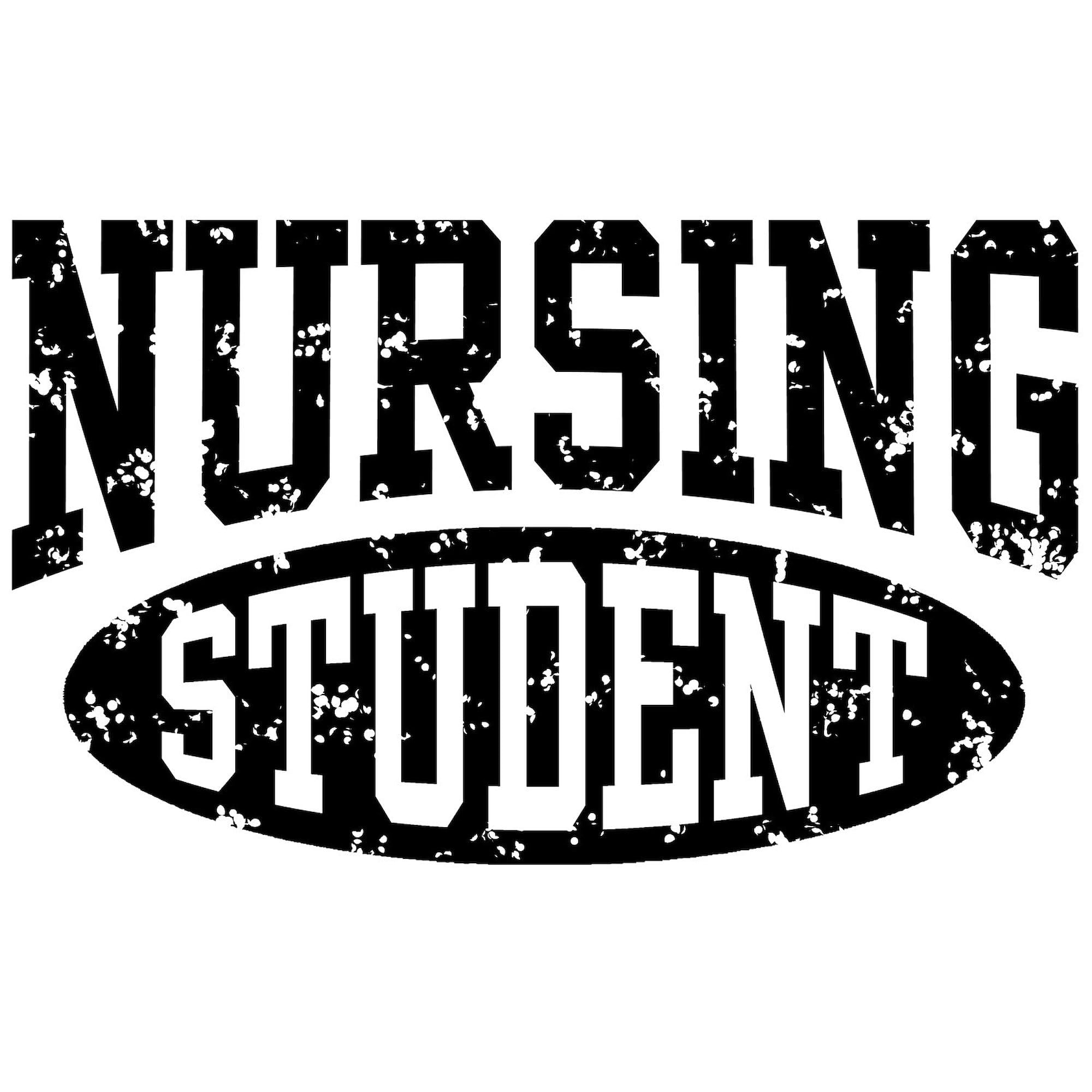 Nursing Student Rectangle Sticker - Durable Bumper Sticker & Car Decal for School, Laptops, Water Bottles - Perfect for Nursing School Graduation Gifts & Medical Student Pride