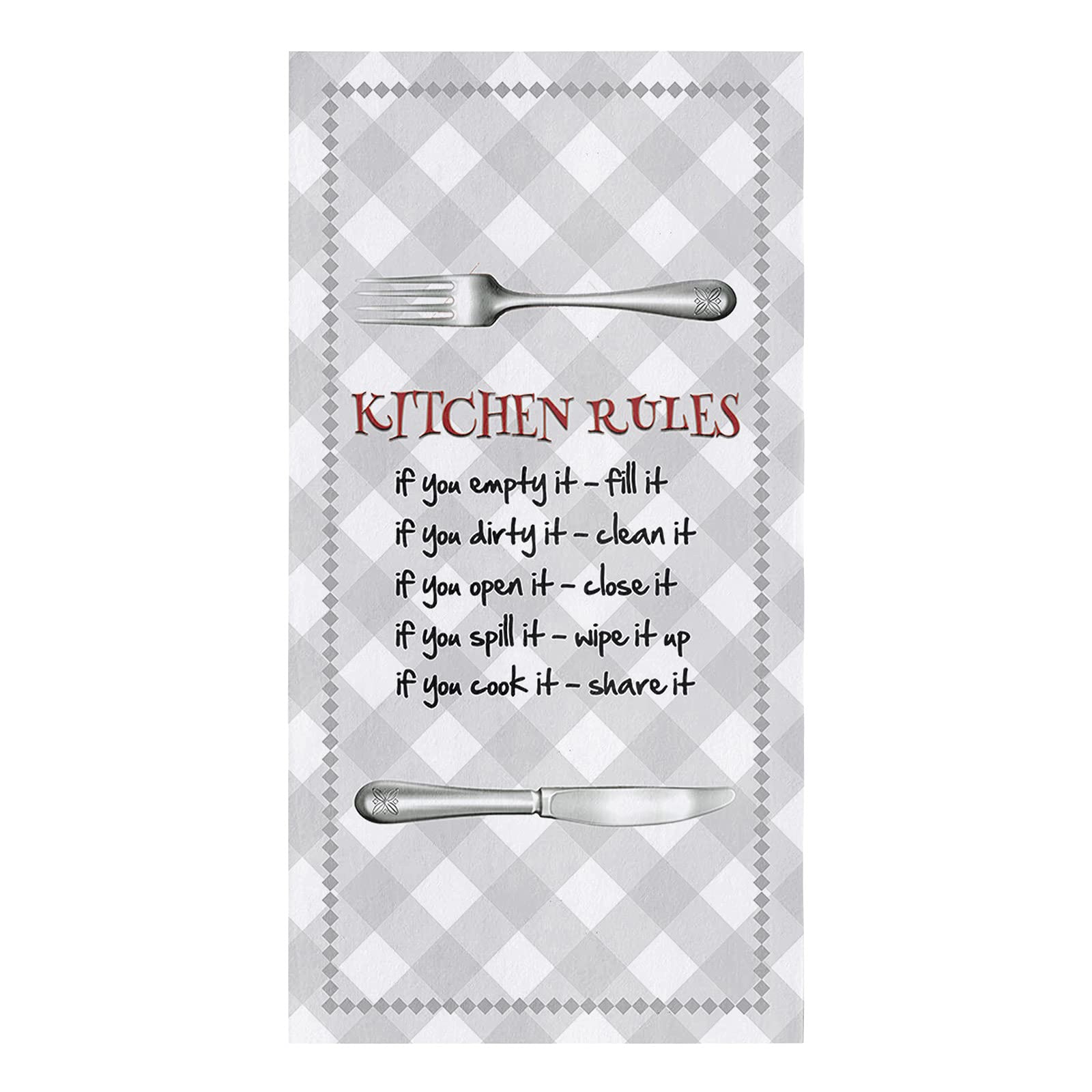 Brawvy Super Soft Absorbent Quick Drying Dish Towels - 2 Pack 18x28 Inch Kitchen Cleaning Cloths for Dishes, Utensils & Countertops | Perfect for Daily Kitchen Cleaning, Dish Drying & Household Chores
