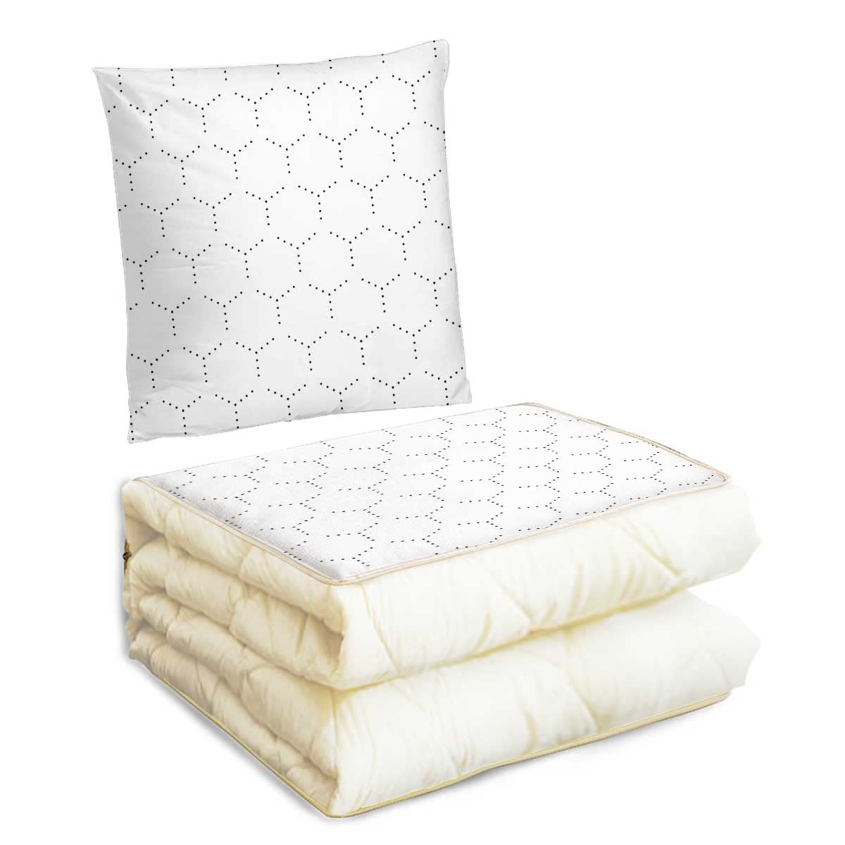 Soft Travel Blanket and Pillow Set - Lightweight & Cozy 20