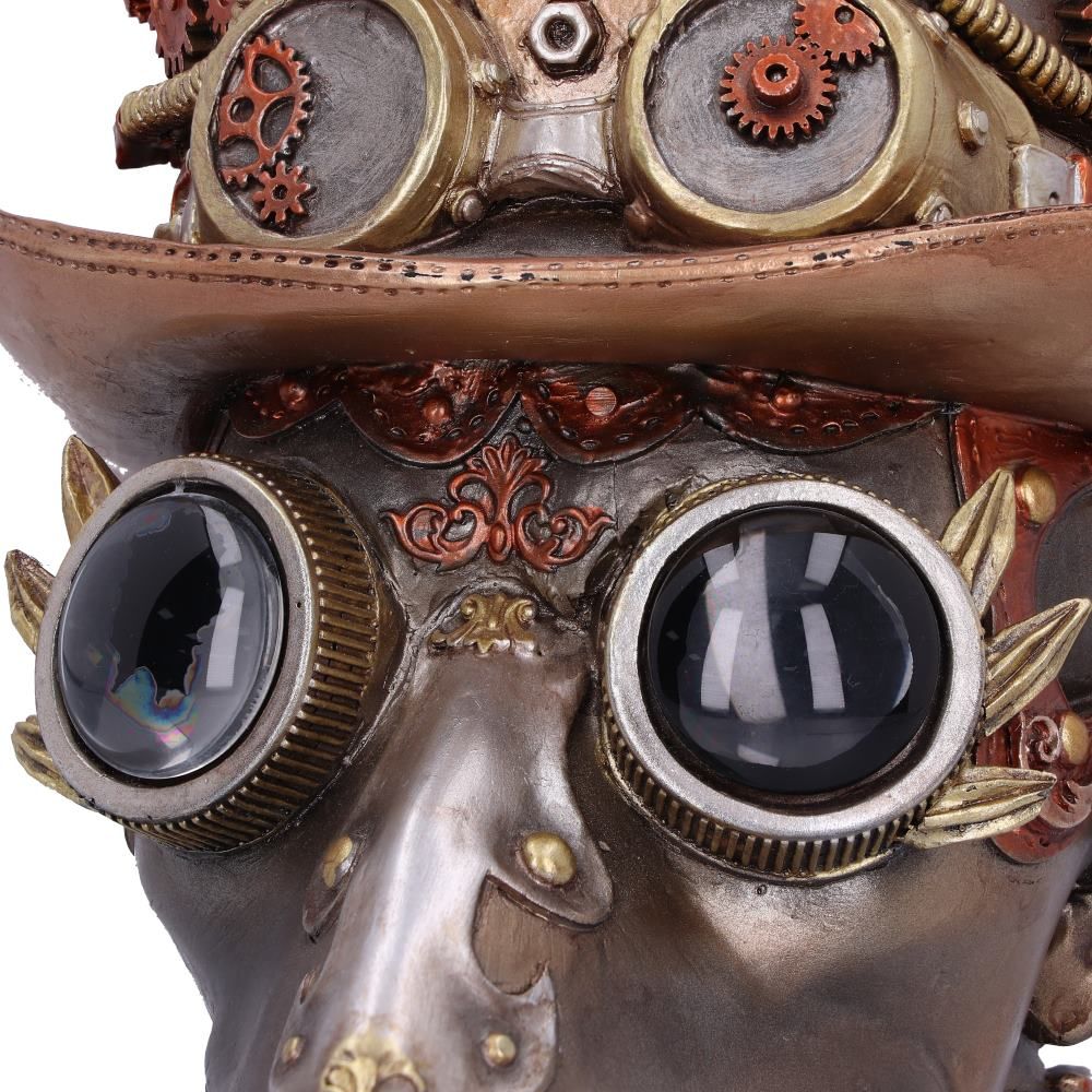 Nemesis Automaton Apothecary 20.5cm Collectible Steampunk Robot Figure - Perfect for Shelf Display, Gothic Decor, and Steampunk Collections