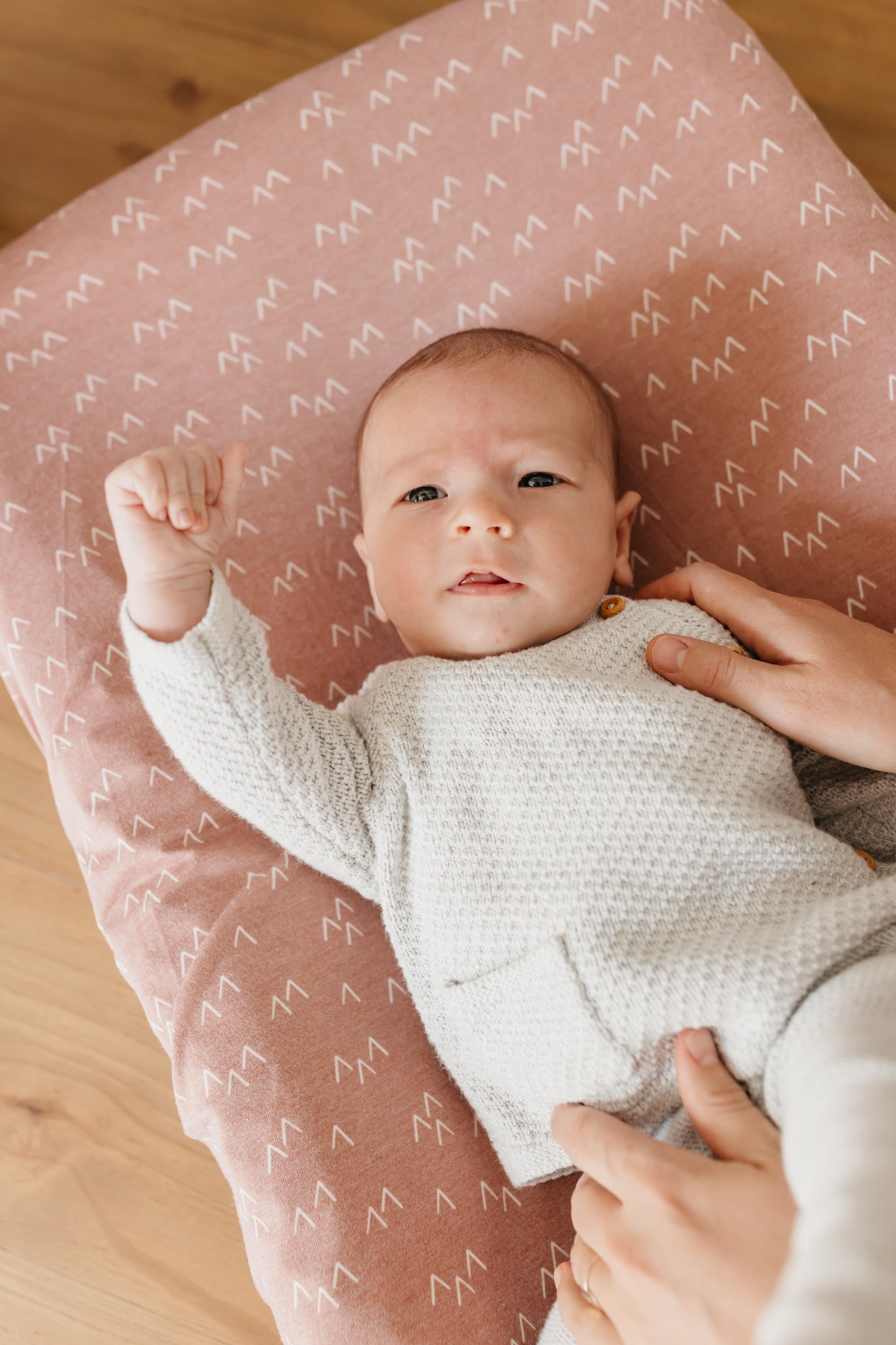 Premium Soft Knit Diaper Changing Pad Cover - Breathable & Washable Baby Changing Mat for Nursery, Travel & On-the-Go Diaper Changes
