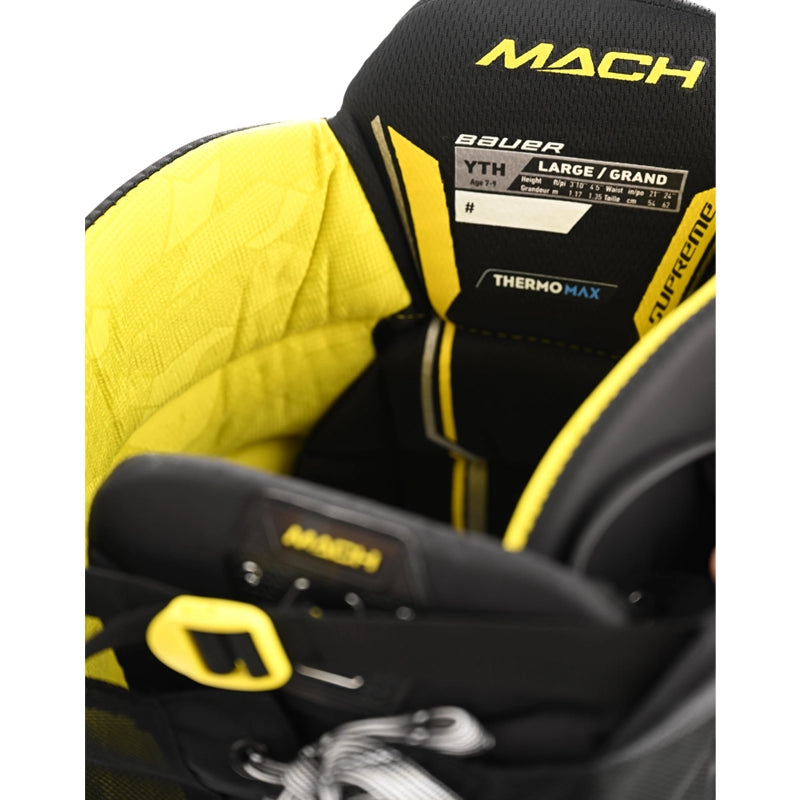 Bauer Supreme Mach Hockey Pants for Youth - Lightweight & Durable Hockey Gear for Practice & Games