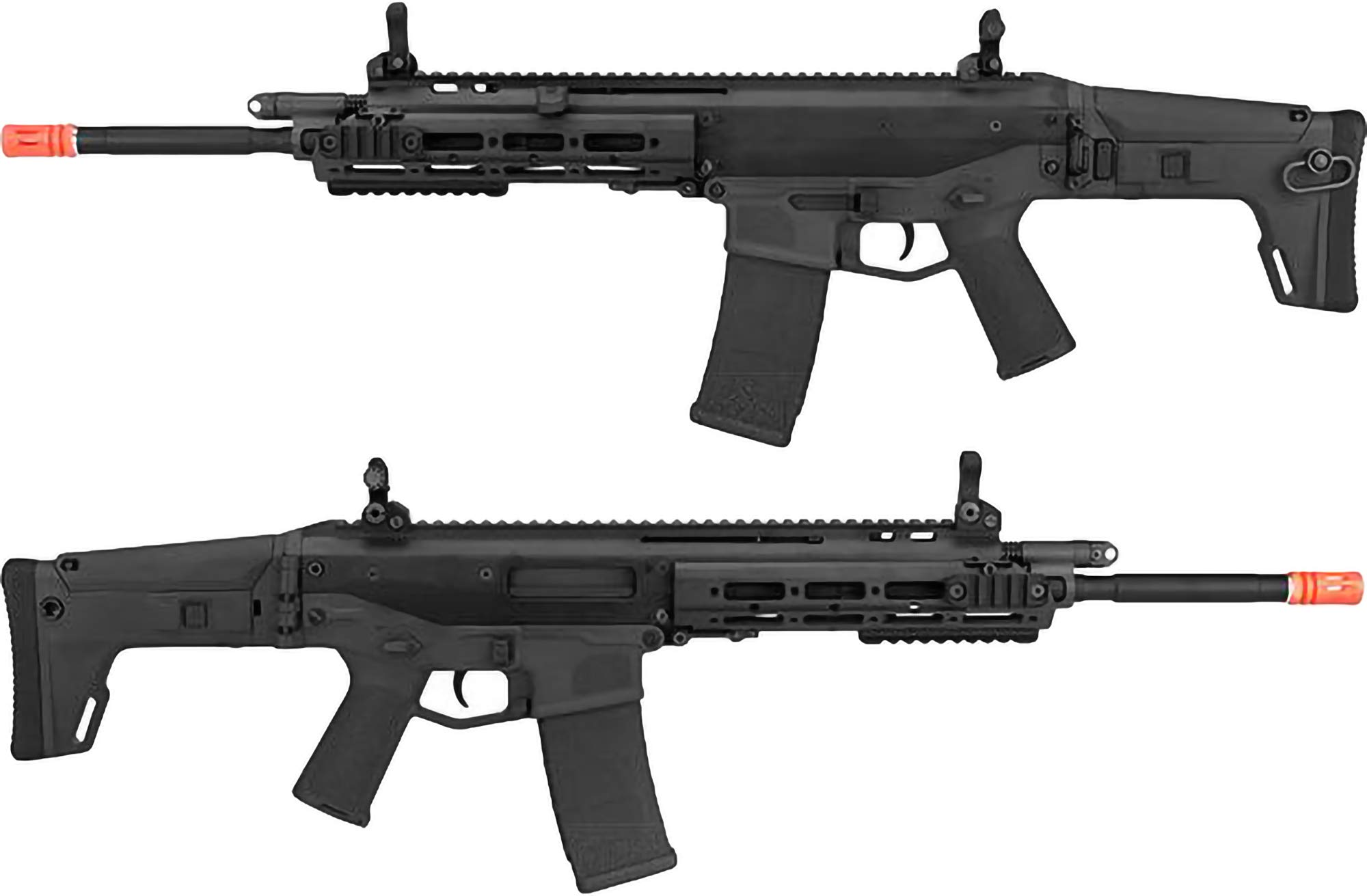 WE-Tech MSK Carbine GBB Airsoft Rifle - Black | Gas Blowback Airsoft Gun for Outdoor Training & Tactical Games | Evike Airsoft