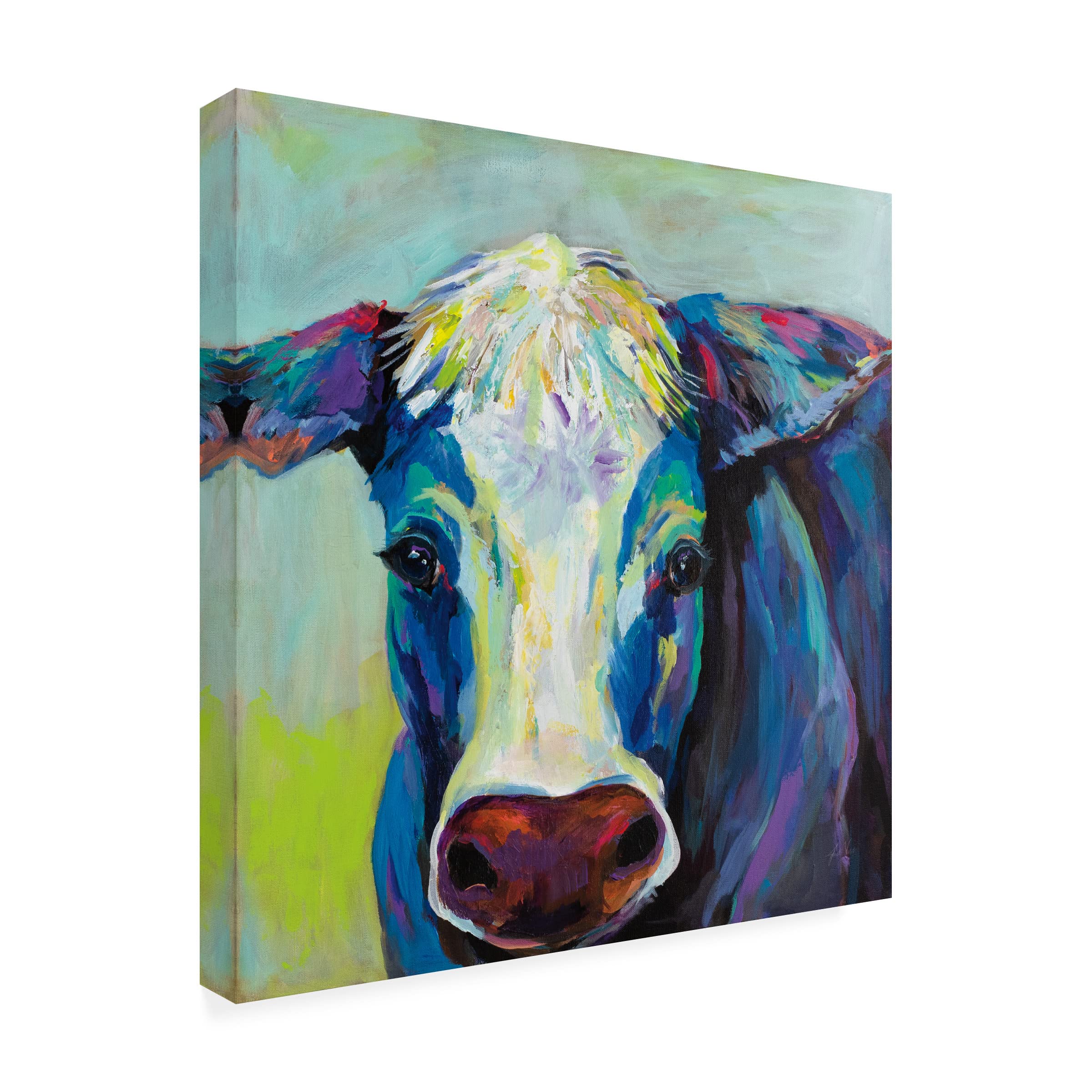 Trademark Fine Art 'Betsy' 18x18 Canvas Wall Art by Jeanette Vertentes - Perfect for Living Room, Bedroom & Office Decor