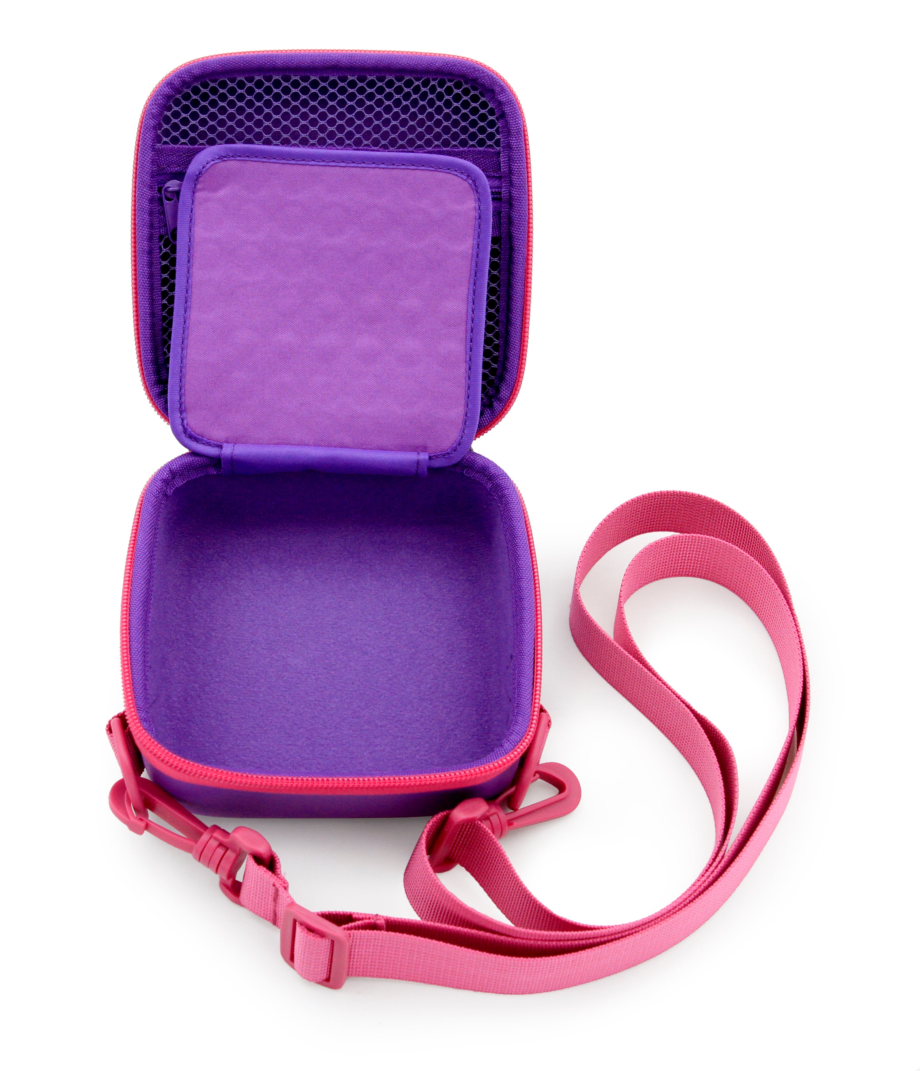 CASEMATIX Travel Case for LeapFrog Rockit Twist Handheld Learning Game - Portable Toy Storage Box with Shoulder Strap, Accessory Pockets & Keychain - Perfect for Kids Travel, School & On-the-Go Learning