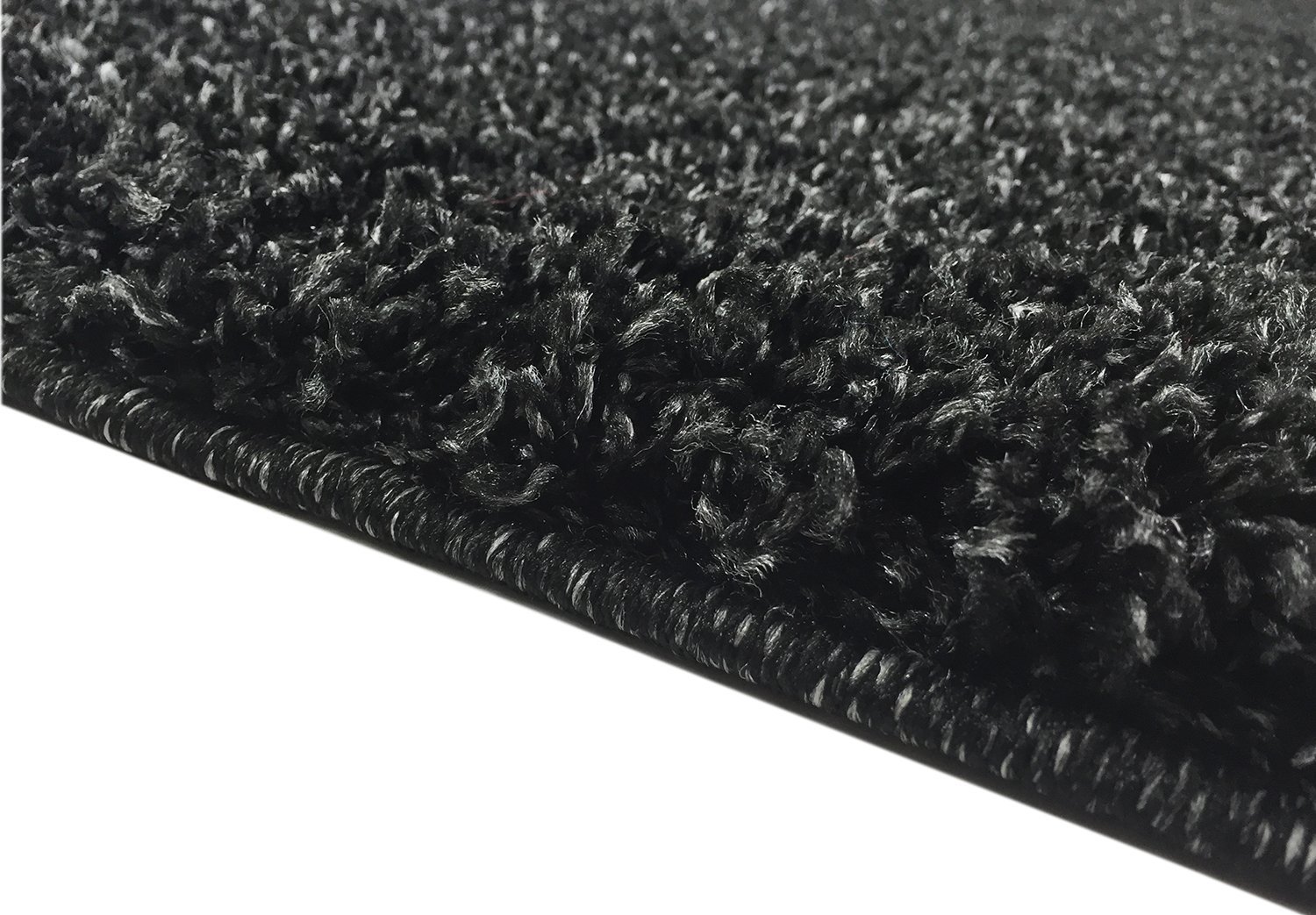 Soft Solid Color Shag Area Rug - Plush & Cozy Anthracite Black 5'x7' for Living Room, Bedroom & Nursery | Shaggy Collection by RugStylesOnline