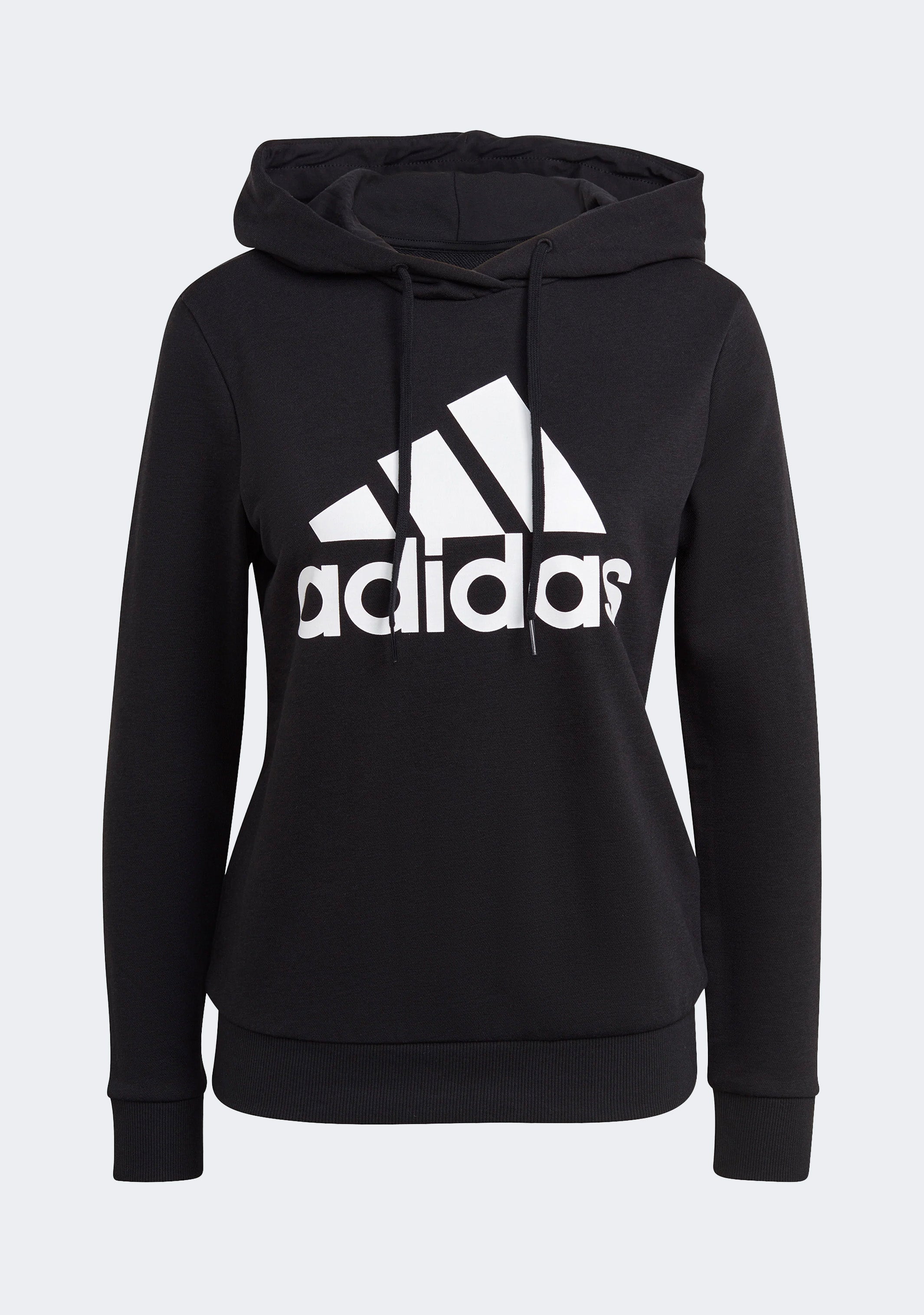 Adidas Women's Essentials Relaxed Fit Logo Hoodie - Soft Fleece Pullover for Casual Wear, Gym & Lounge - Perfect for Everyday Comfort & Street Style