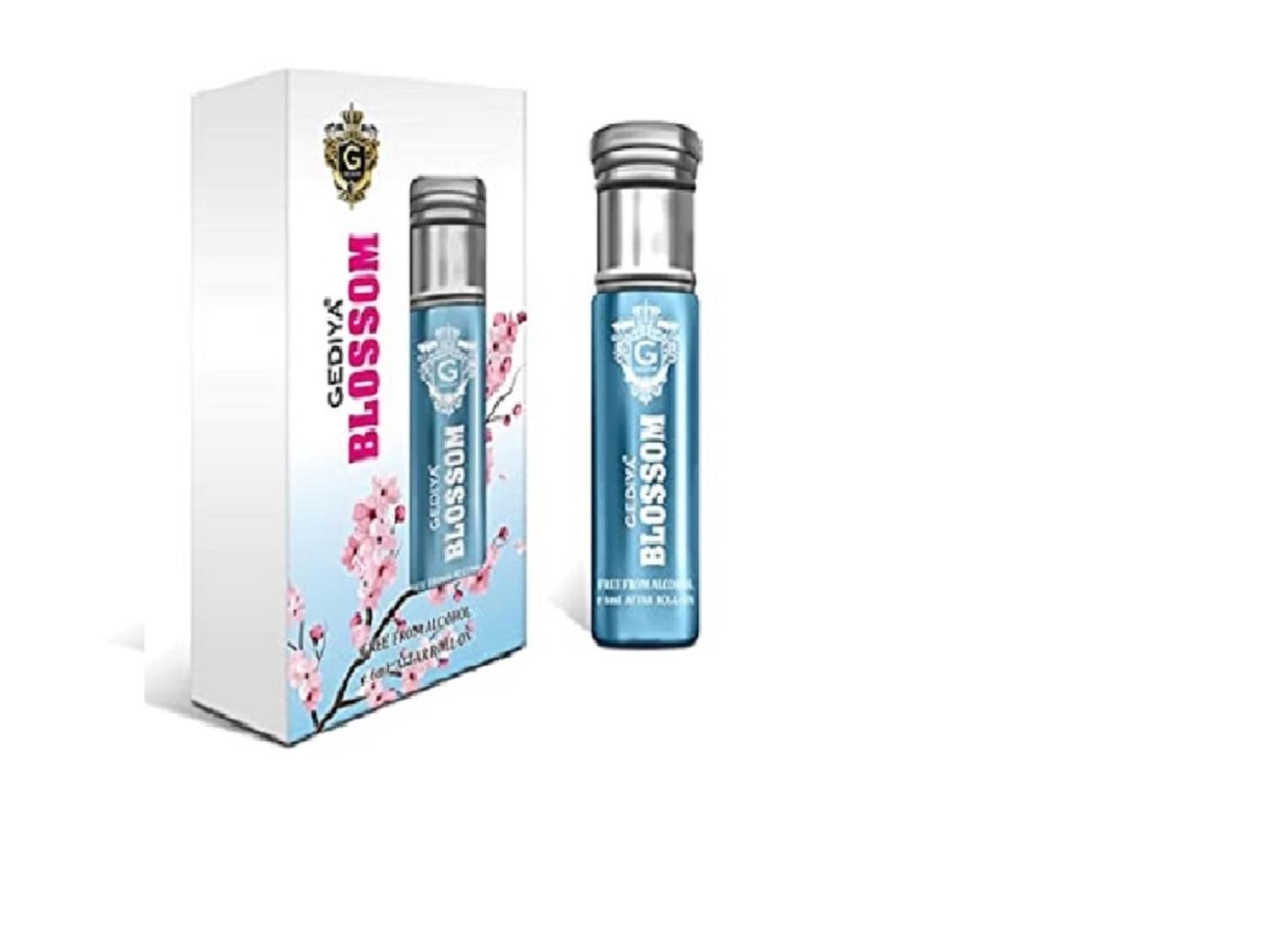 GEDIYA Blossom Roll-On Perfume Oil for Women & Men - 6ml Long-Lasting Fragrance, Natural Attar, Unisex Scent for Daily Wear, Date Nights & Special Occasions