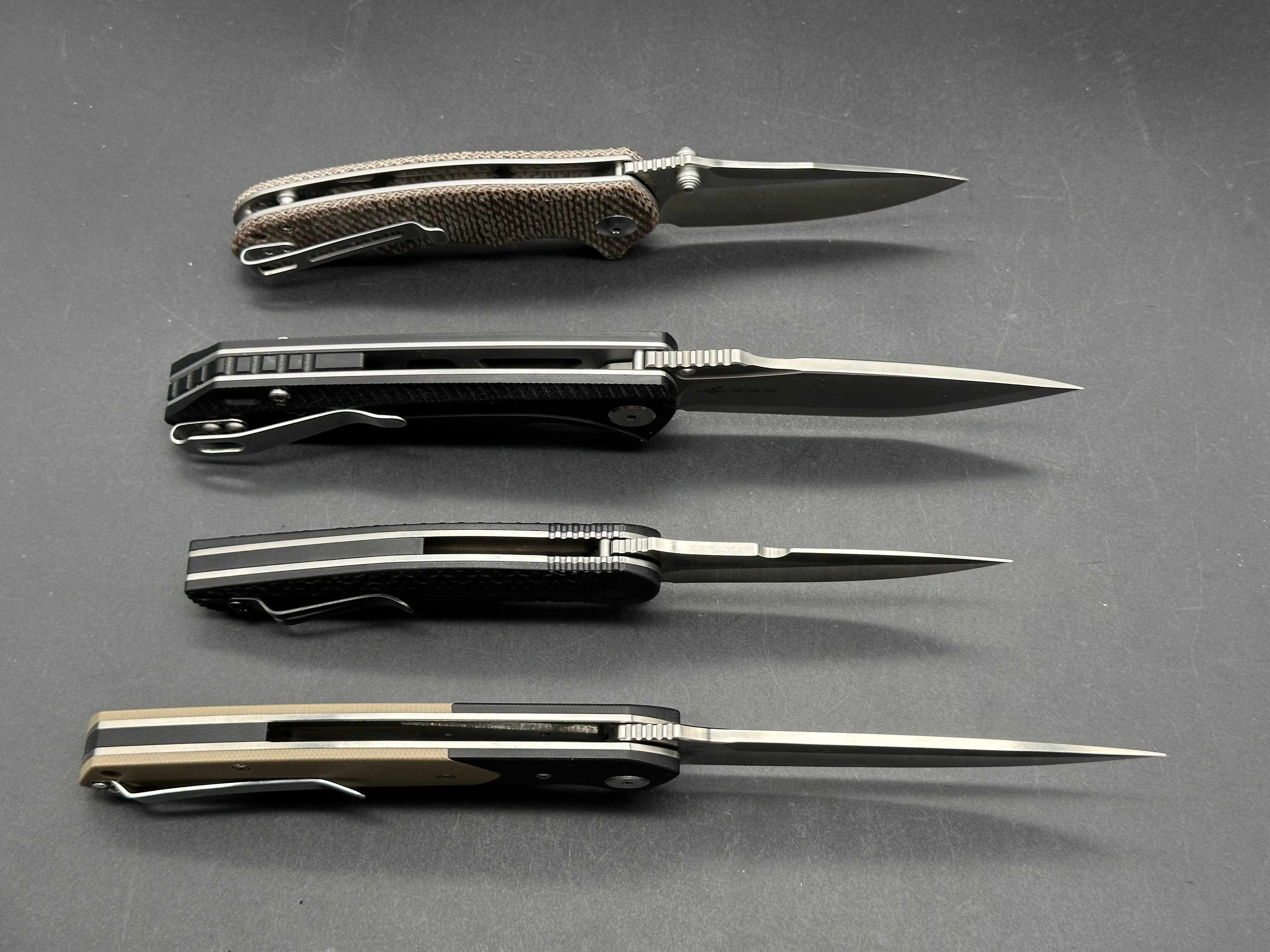 Premium 4-Piece Knife Bundle - Civivi, Sixleaf, Kershaw & Bestech - Perfect for Camping, Hiking & Outdoor Adventures