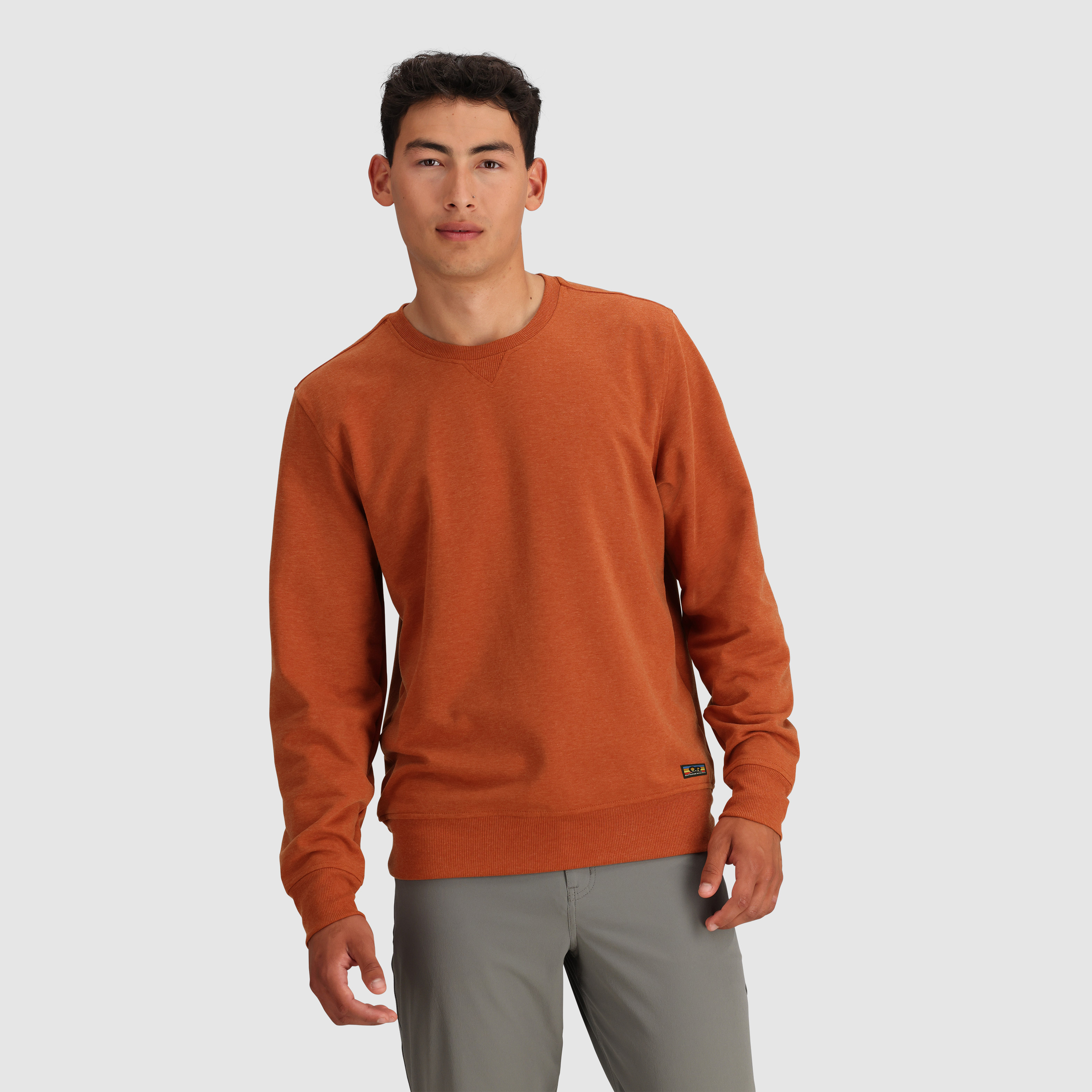 Men's Essential Fleece Crew Neck Sweatshirt - Soft & Warm Winter Pullover for Casual Wear & Outdoor Activities