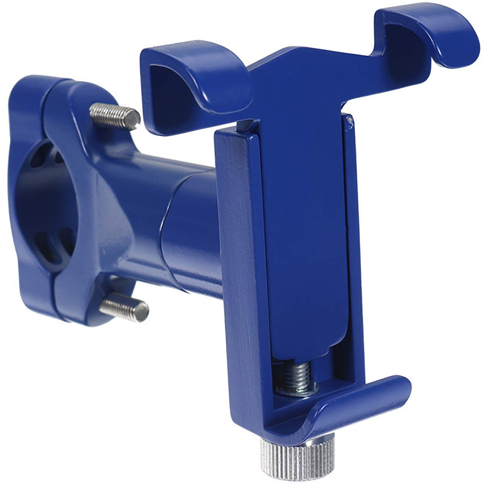Universal Bike Phone Mount - Aluminum Alloy Bicycle & Motorcycle Phone Holder for Navigation (9x6.5cm, Blue) | Perfect for Mountain Biking, Road Cycling & Commuting