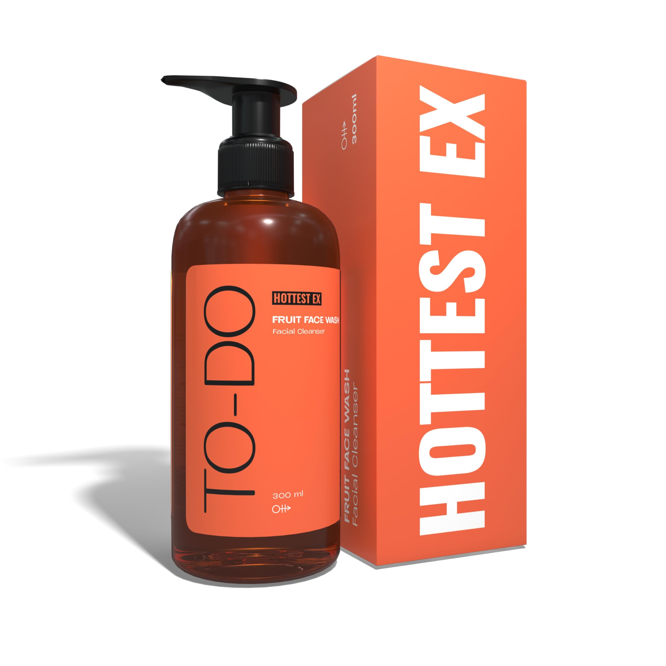 Best Brightening Fruit Face Wash for Glowing & Hydrated Skin - Natural Fruit Extracts & Antioxidants - All Skin Types | 500ml - Perfect for Morning & Night Skincare Routine