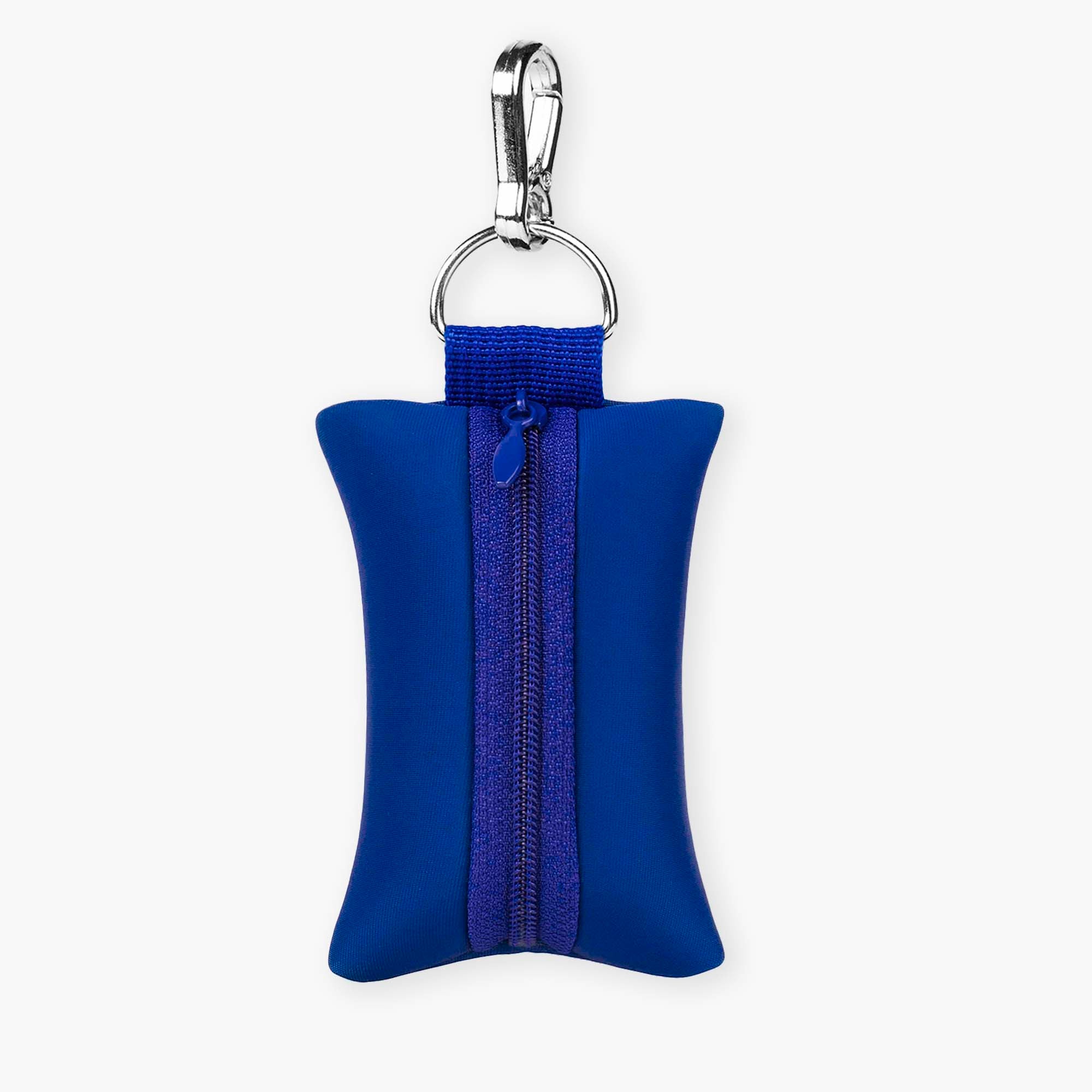 Eco-Friendly Dog Poop Bag Holder with Clip - Classic Blue | Portable Waste Dispenser for Walking, Hiking & Travel | Dog Friendly Co.