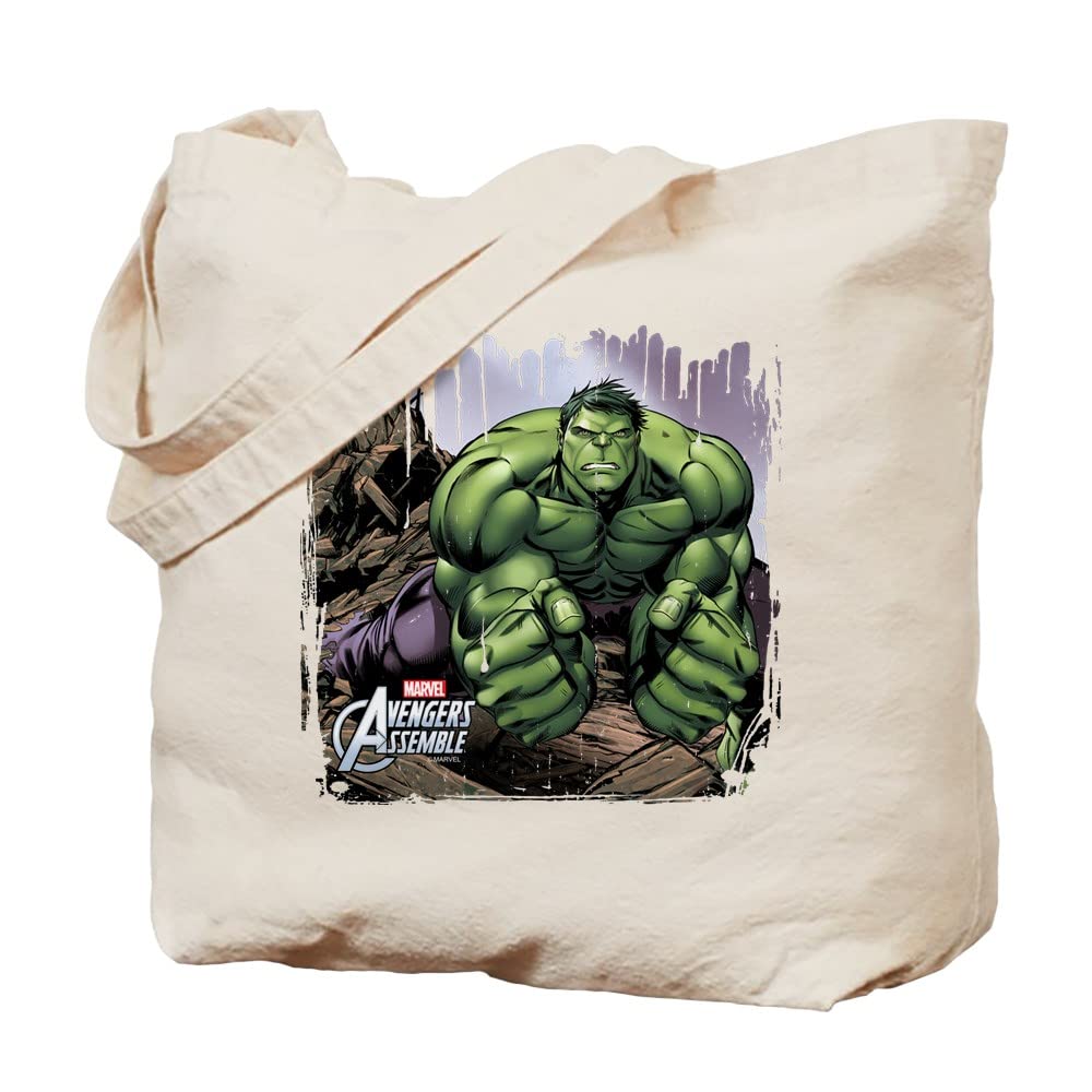 Hulk Fists Tote Bag - Natural Canvas Reusable Shopping Bag for Groceries, Beach & Gym | Eco-Friendly & Durable Carryall