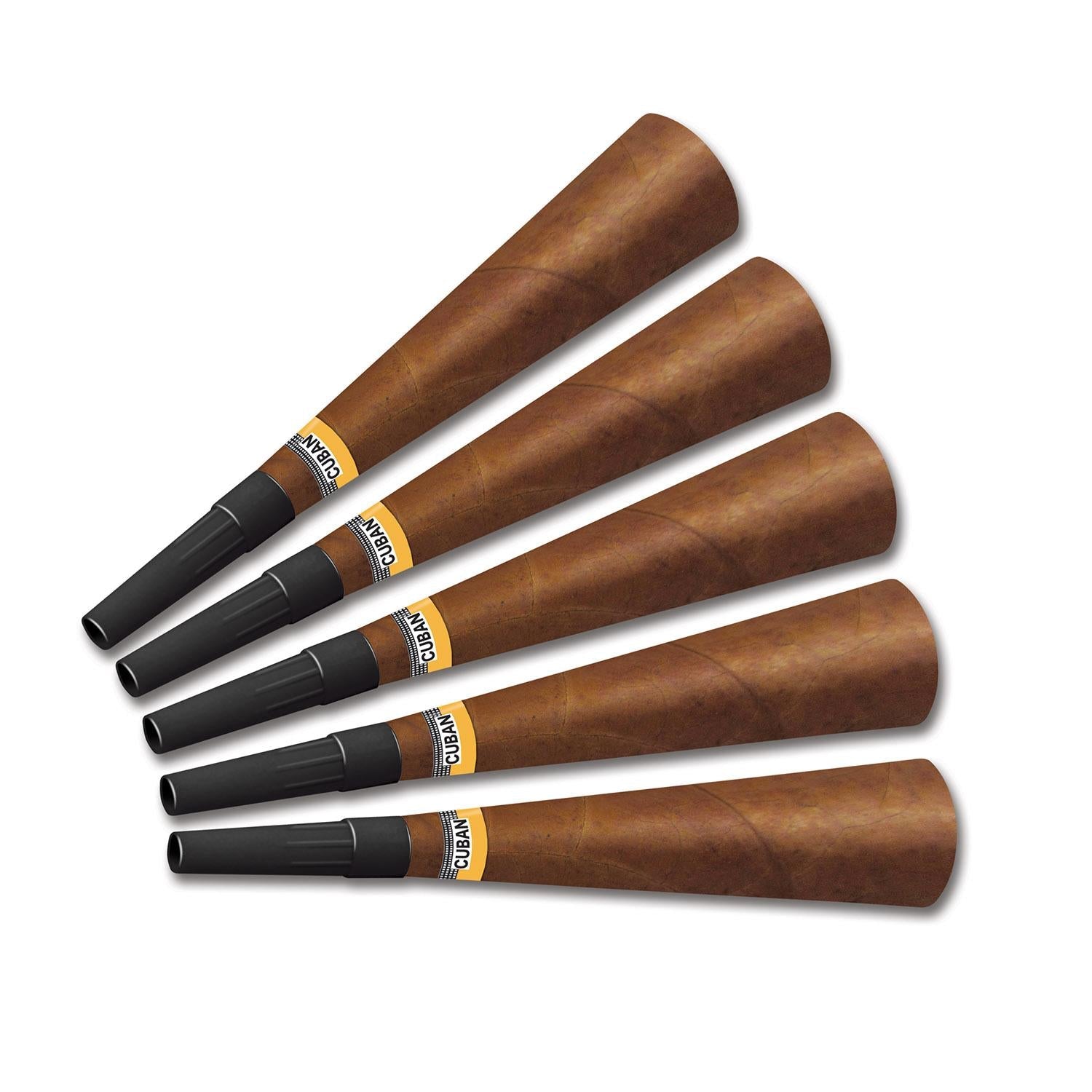 100 Pack Beistle New Year's Eve Cigar Horns - Party Blowers for New Year's Eve, Birthday Celebrations & Festive Events - Perfect for Countdown Parties, Balloon Drops & Holiday Gatherings